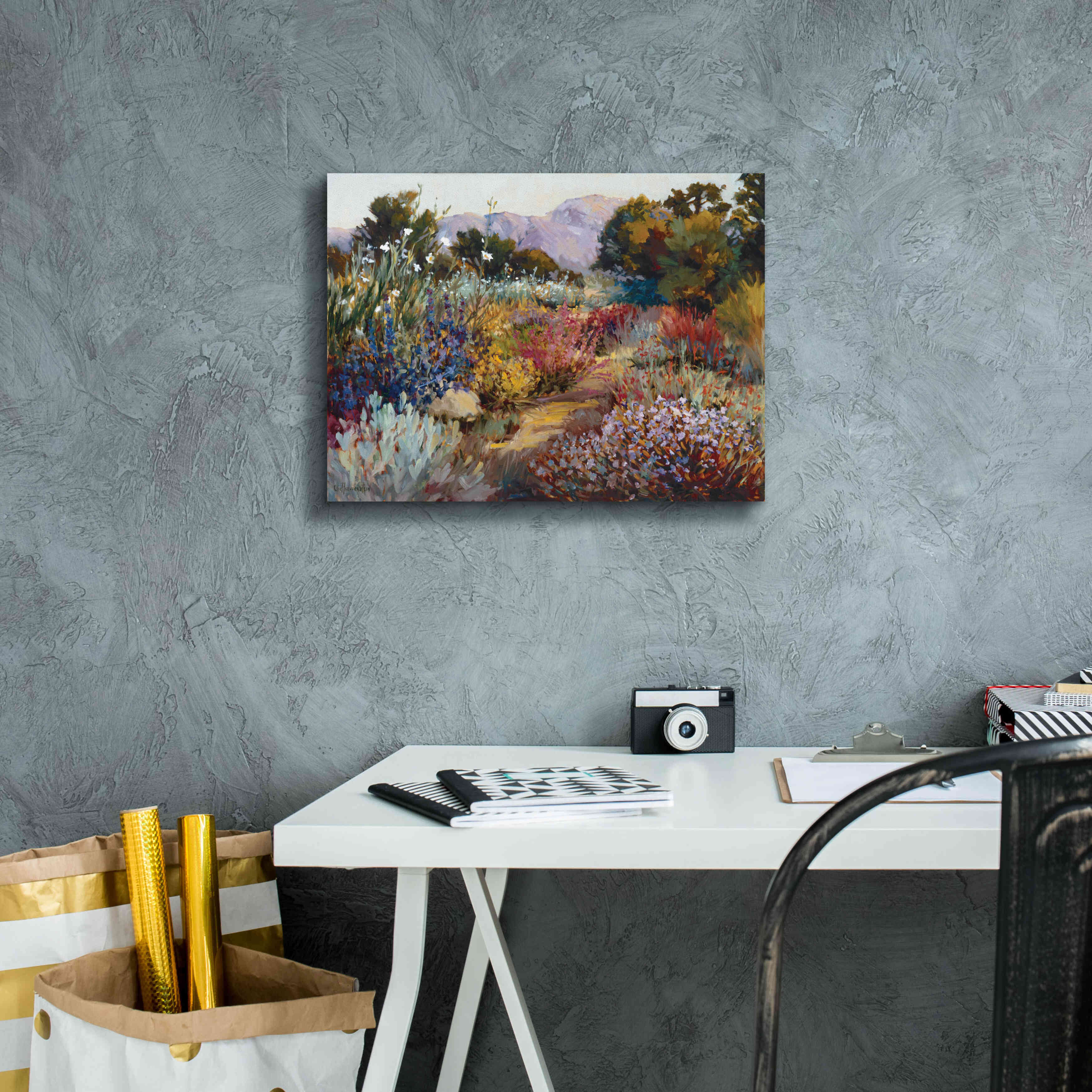'Morning Bloom' by Ellie Freudenstein, Giclee Canvas Wall Art,16x12
