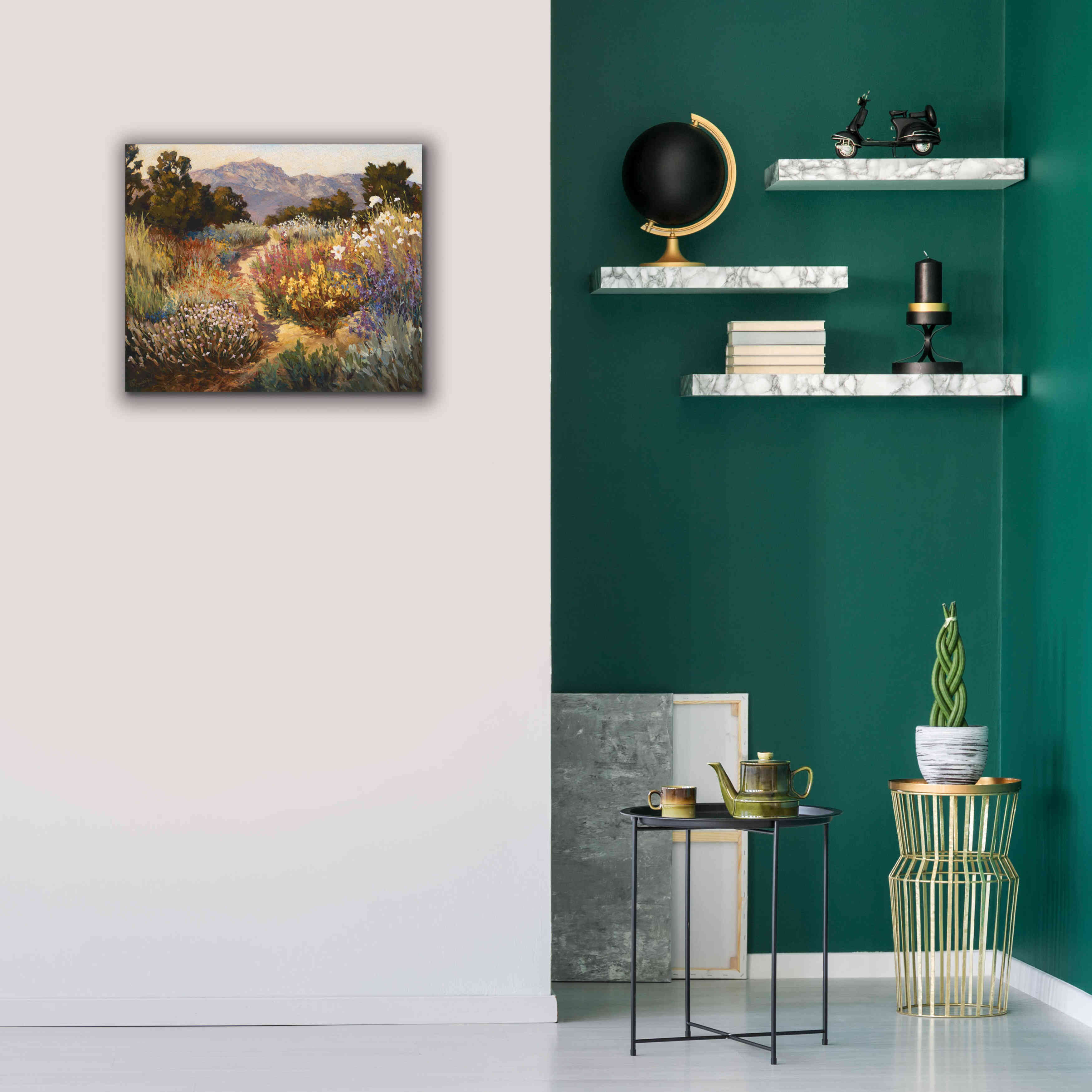 'Spring Trails' by Ellie Freudenstein, Giclee Canvas Wall Art,24x20