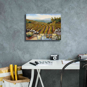 'Vineyards to Mount St. Helena' by Ellie Freudenstein, Giclee Canvas Wall Art,16x12