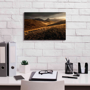 'Last Autumn Light' by Enrico Fossati, Giclee Canvas Wall Art,18x12