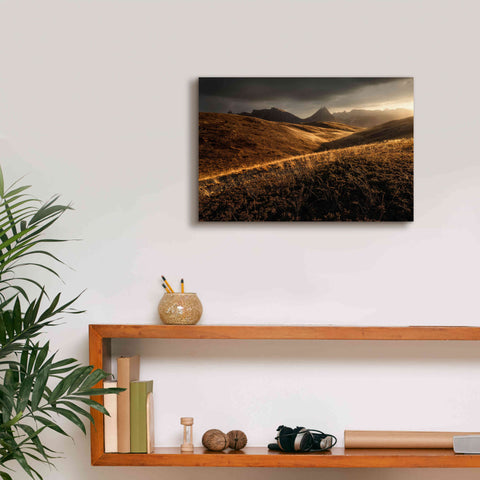 Image of 'Last Autumn Light' by Enrico Fossati, Giclee Canvas Wall Art,18x12