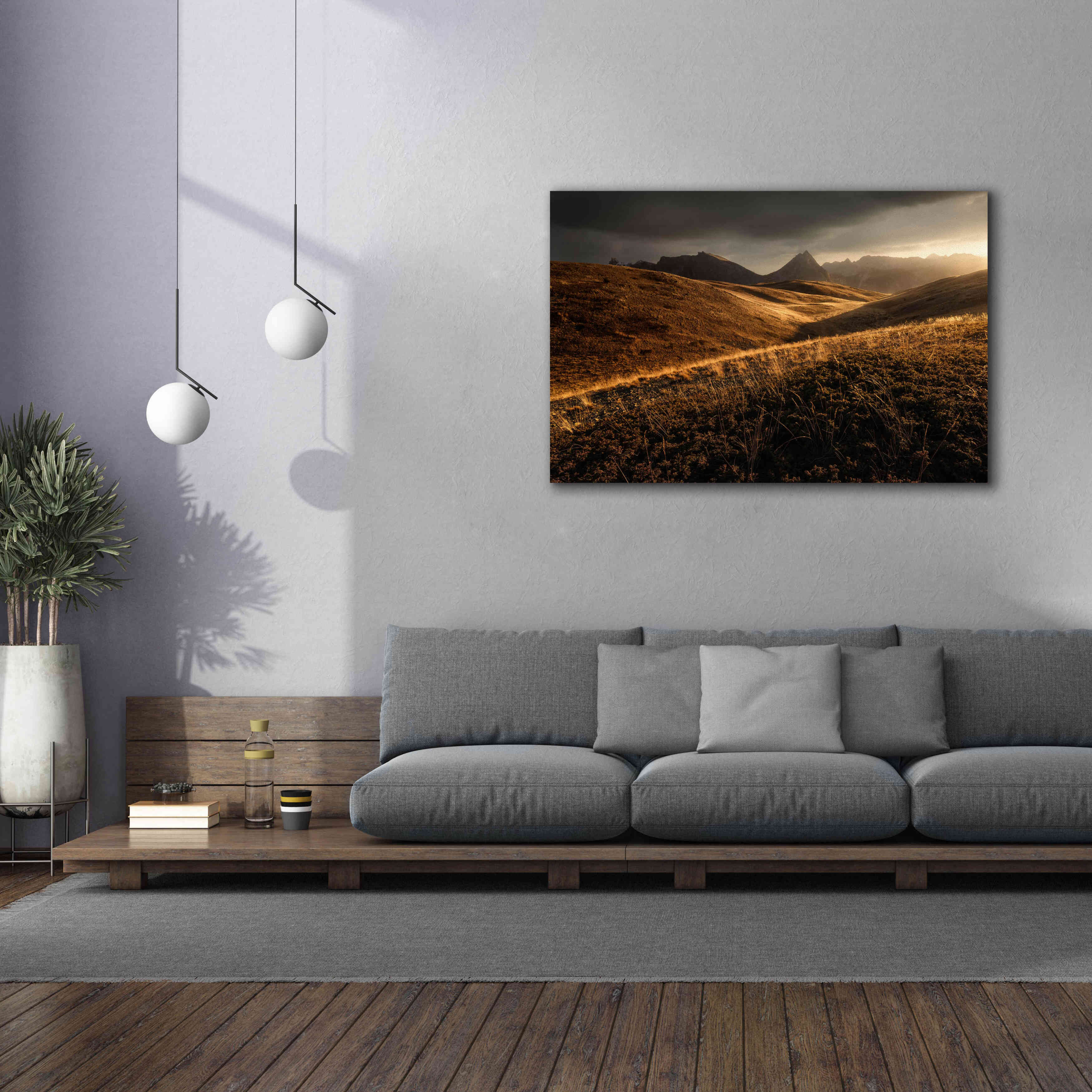 'Last Autumn Light' by Enrico Fossati, Giclee Canvas Wall Art,60x40