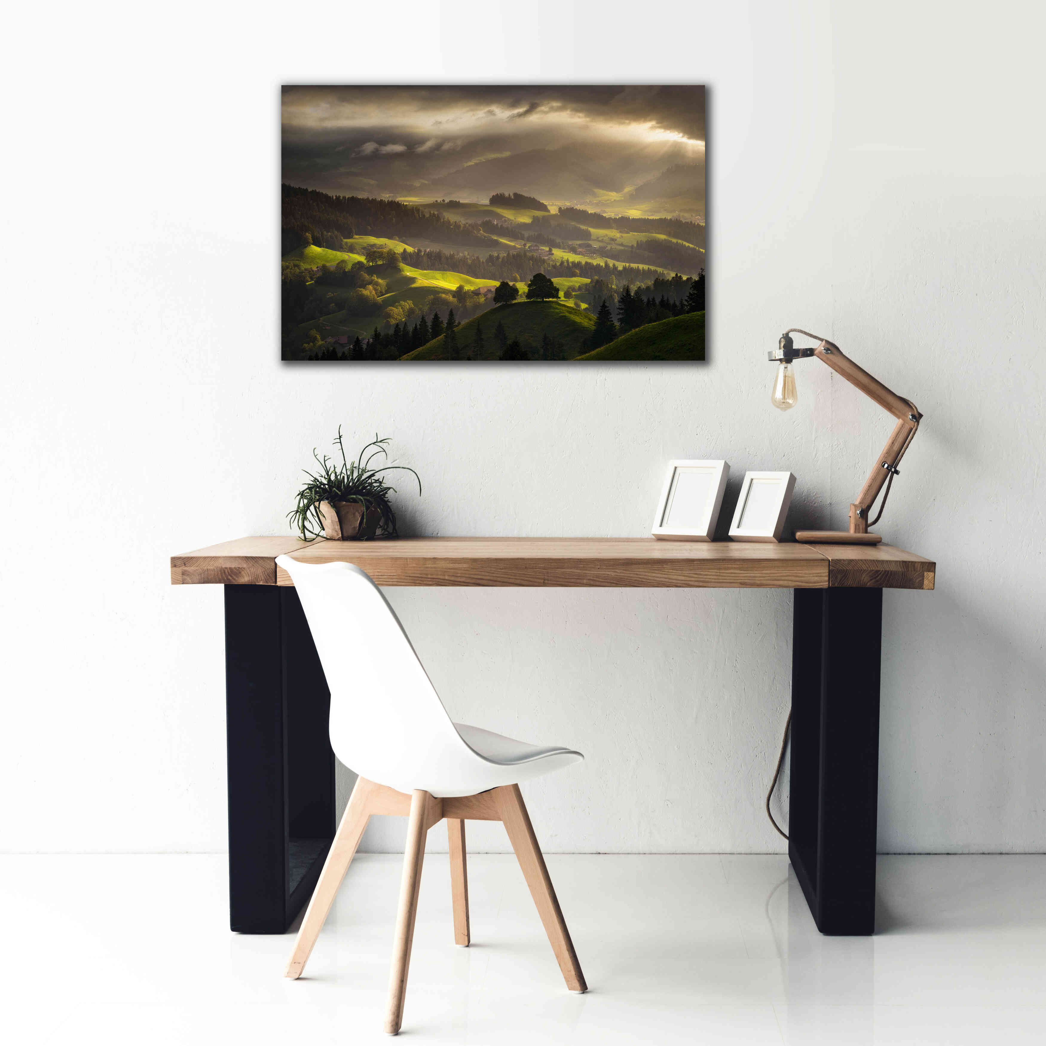 'The Shire' by Enrico Fossati, Giclee Canvas Wall Art,40x26