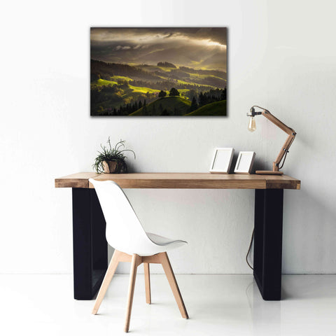 Image of 'The Shire' by Enrico Fossati, Giclee Canvas Wall Art,40x26