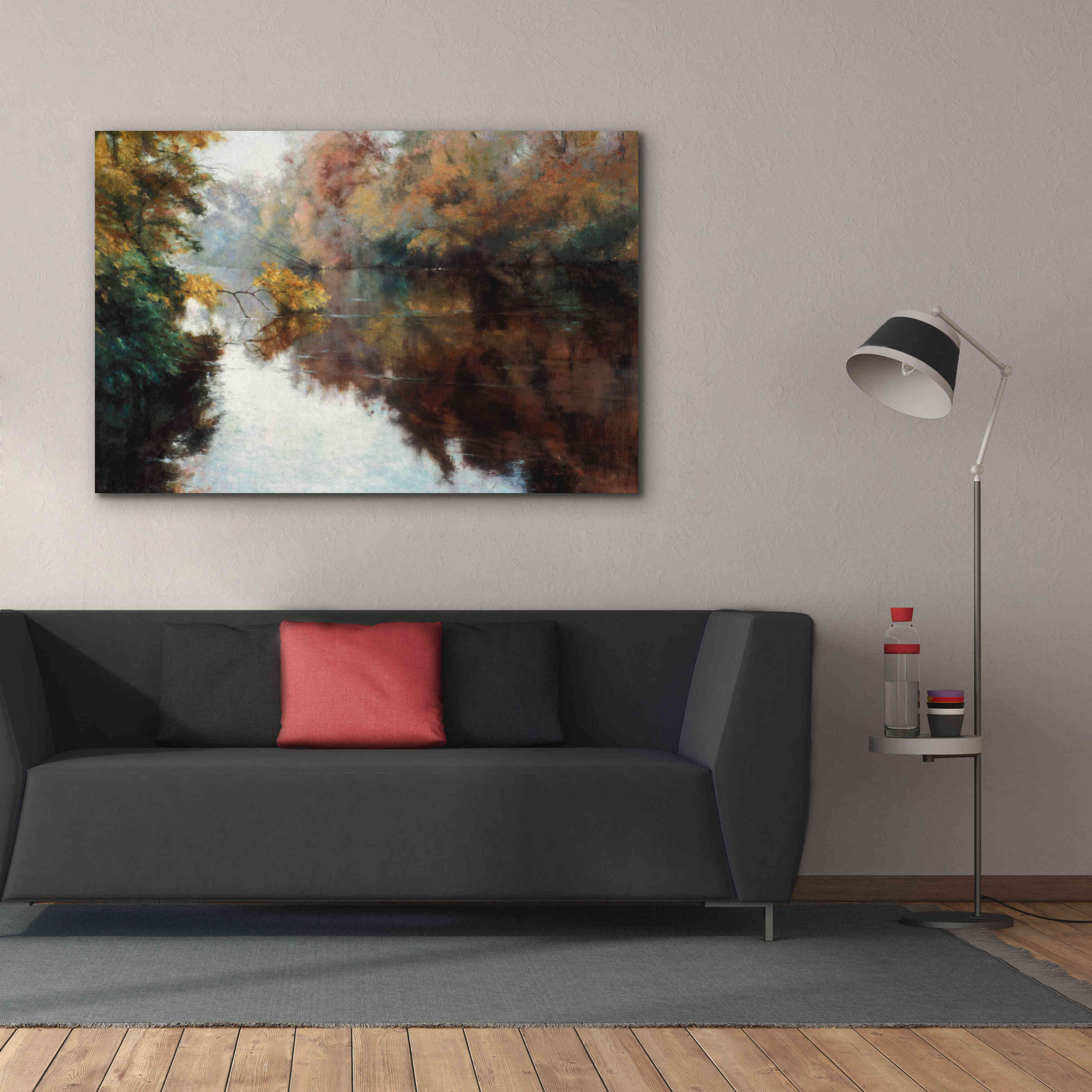 'Branch on the Charles' by Esther Engelman, Giclee Canvas Wall Art,60x40