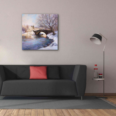 Image of 'Central Park Bridge' by Esther Engelman, Giclee Canvas Wall Art,37x37