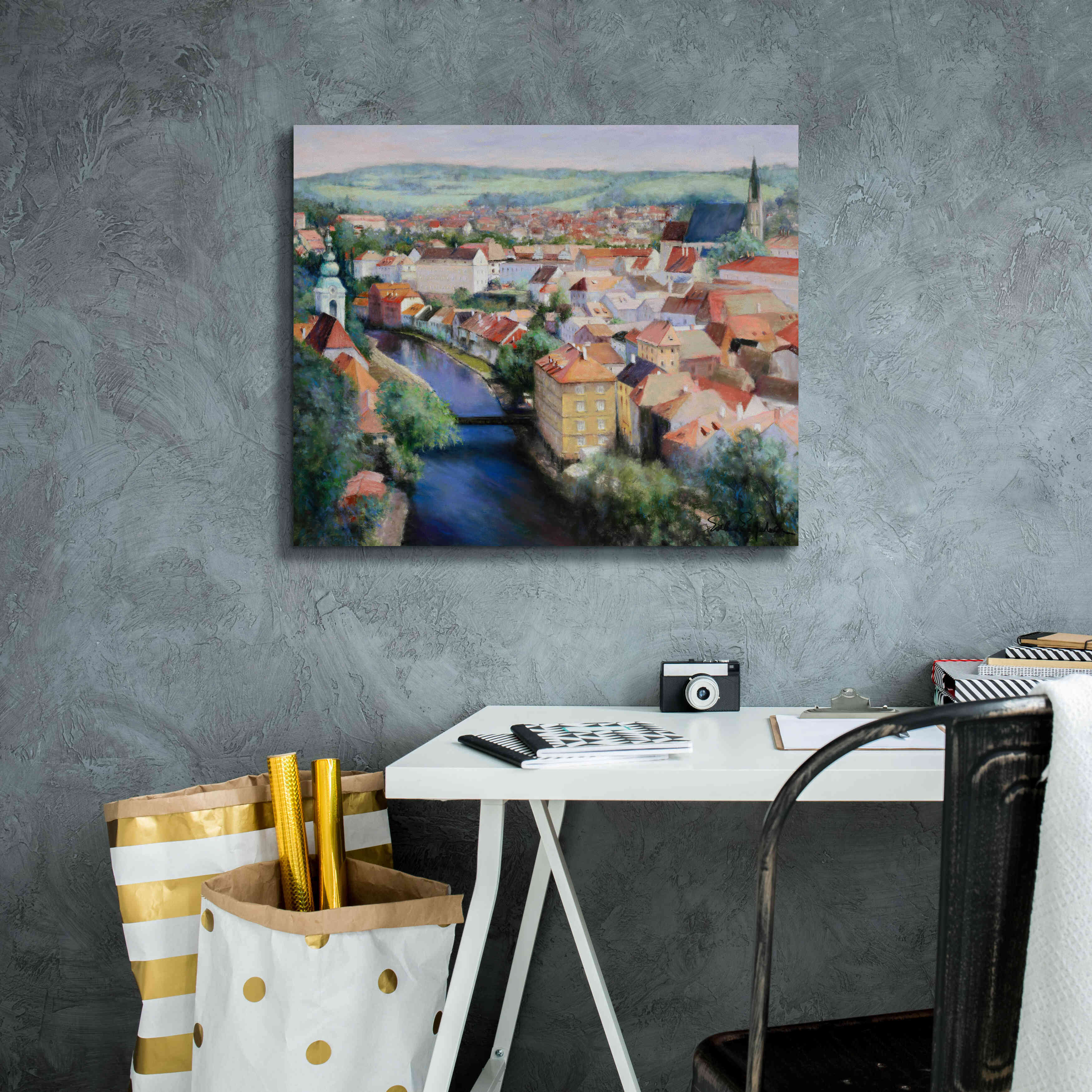 'Mosaic' by Esther Engelman, Giclee Canvas Wall Art,24x20