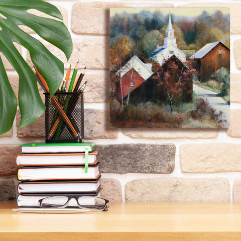 Image of 'New England Veterans' by Esther Engelman, Giclee Canvas Wall Art,12x12