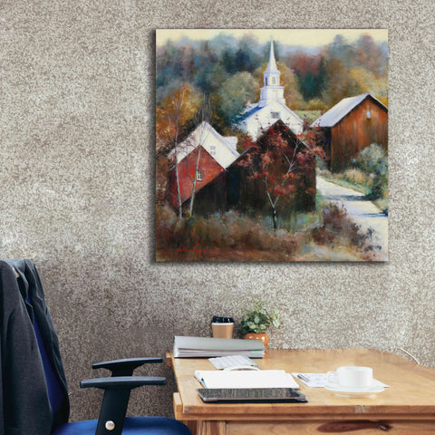 Image of 'New England Veterans' by Esther Engelman, Giclee Canvas Wall Art,37x37