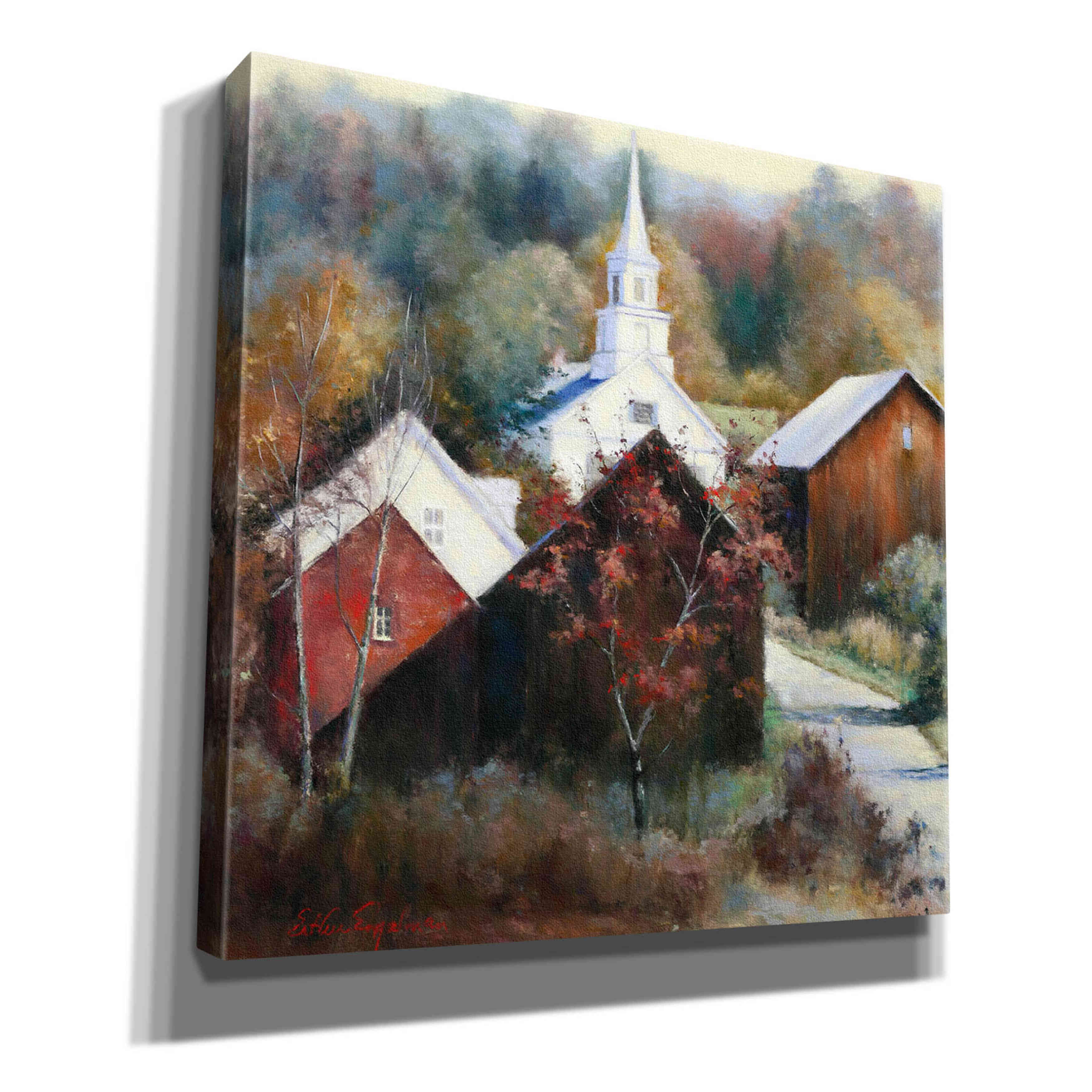 'New England Veterans' by Esther Engelman, Giclee Canvas Wall Art