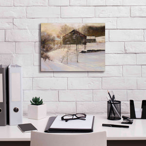 'Winter Peace' by Esther Engelman, Giclee Canvas Wall Art,16x12