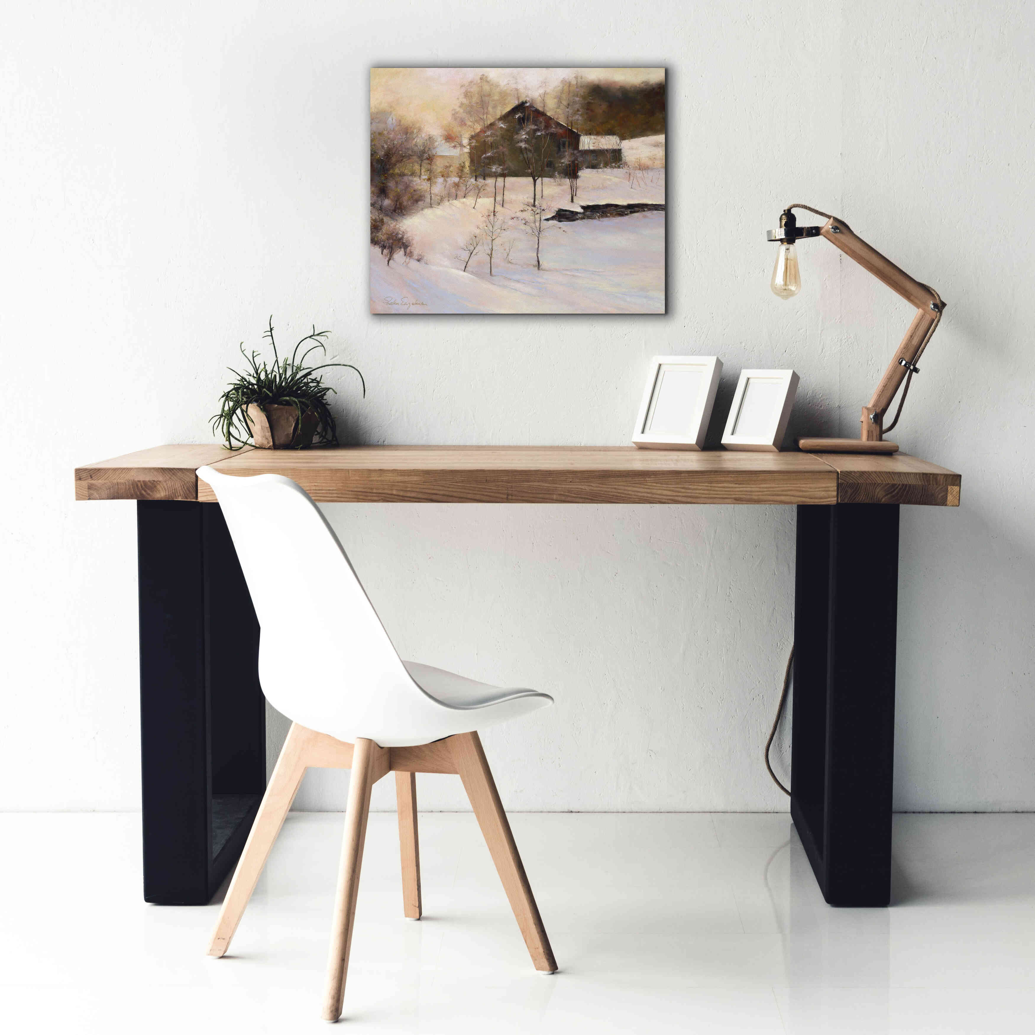 'Winter Peace' by Esther Engelman, Giclee Canvas Wall Art,24x20