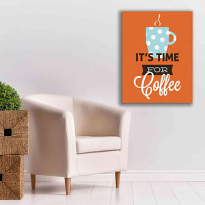 'Coffee Time (Orange)' by Genesis Duncan, Giclee Canvas Wall Art,26x34