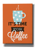 'Coffee Time (Orange)' by Genesis Duncan, Giclee Canvas Wall Art