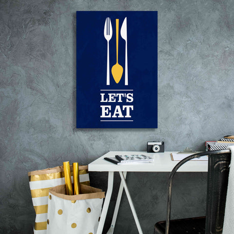 Image of 'Let’s Eat' by Genesis Duncan, Giclee Canvas Wall Art,18x26