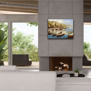'Harbor Bay' by Furtesen, Giclee Canvas Wall Art,34x26