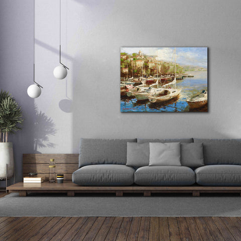 Image of 'Harbor Bay' by Furtesen, Giclee Canvas Wall Art,54x40