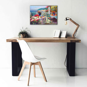 'Terrace Brunch' by Furtesen, Giclee Canvas Wall Art,26x18