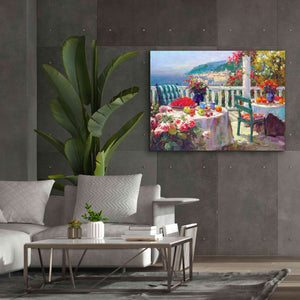 'Terrace Brunch' by Furtesen, Giclee Canvas Wall Art,54x40