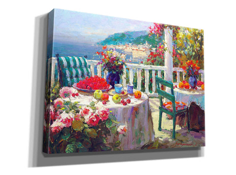 Image of 'Terrace Brunch' by Furtesen, Giclee Canvas Wall Art