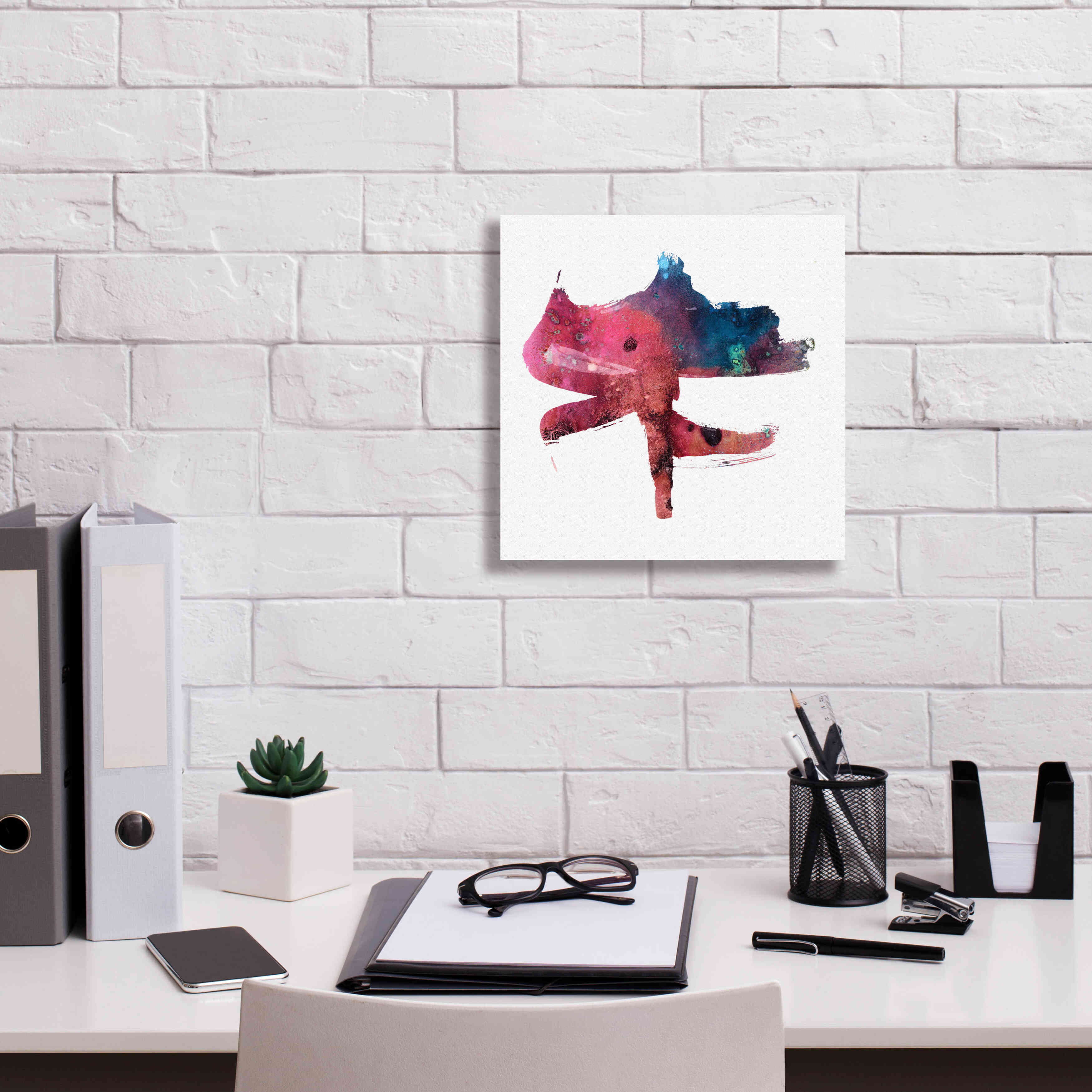 'Eastern Visions 1' by Jaclyn Frances, Giclee Canvas Wall Art,12x12