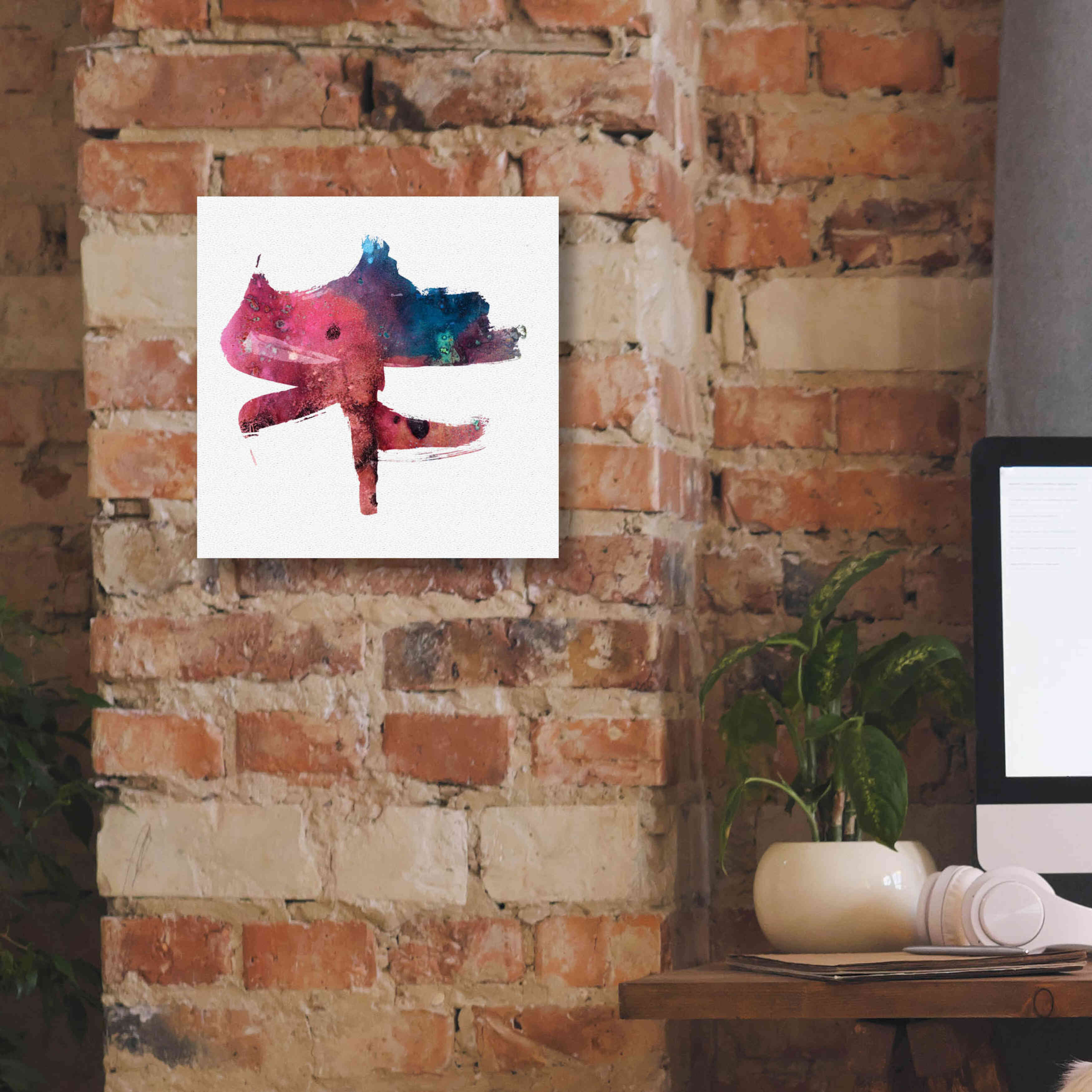 'Eastern Visions 1' by Jaclyn Frances, Giclee Canvas Wall Art,12x12