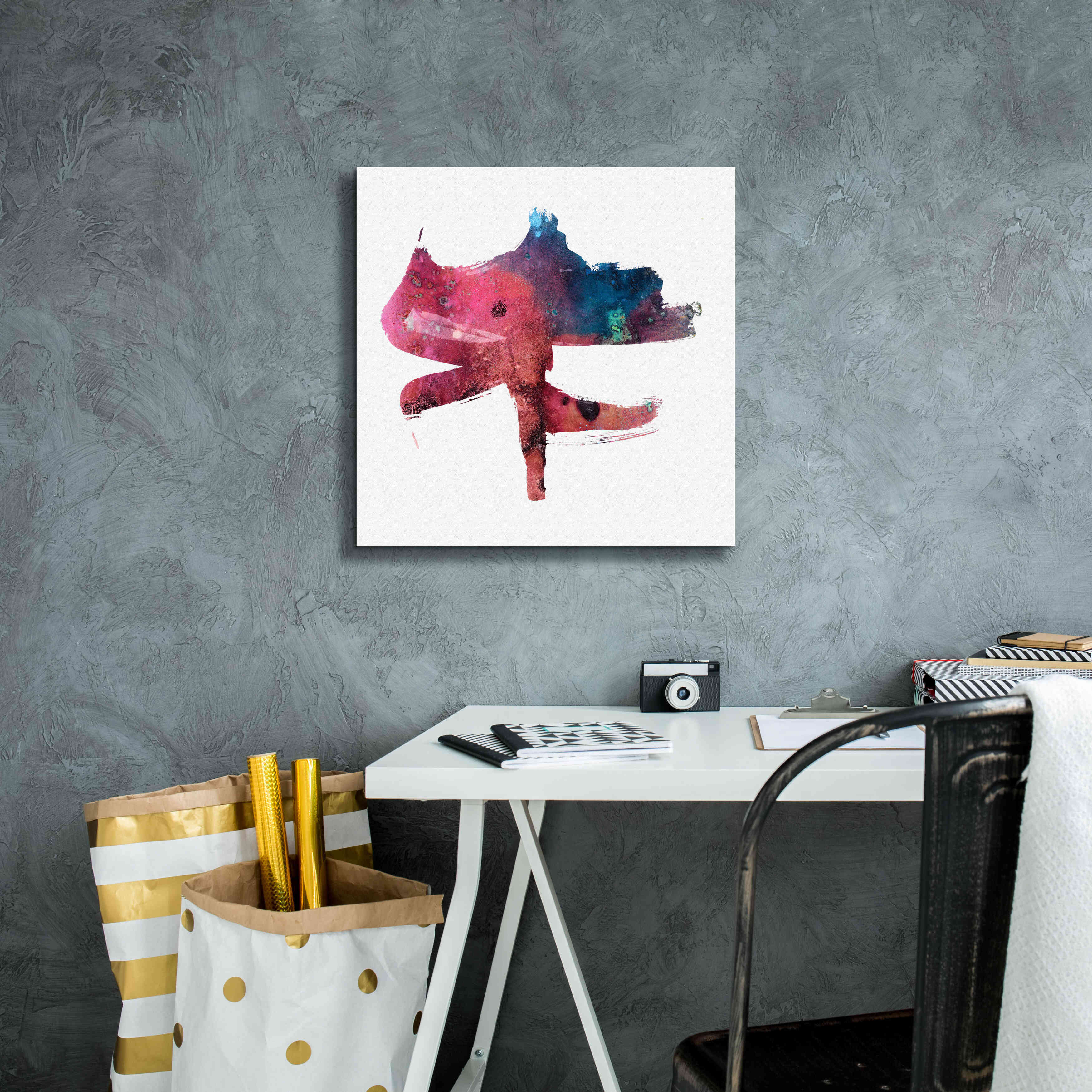 'Eastern Visions 1' by Jaclyn Frances, Giclee Canvas Wall Art,18x18