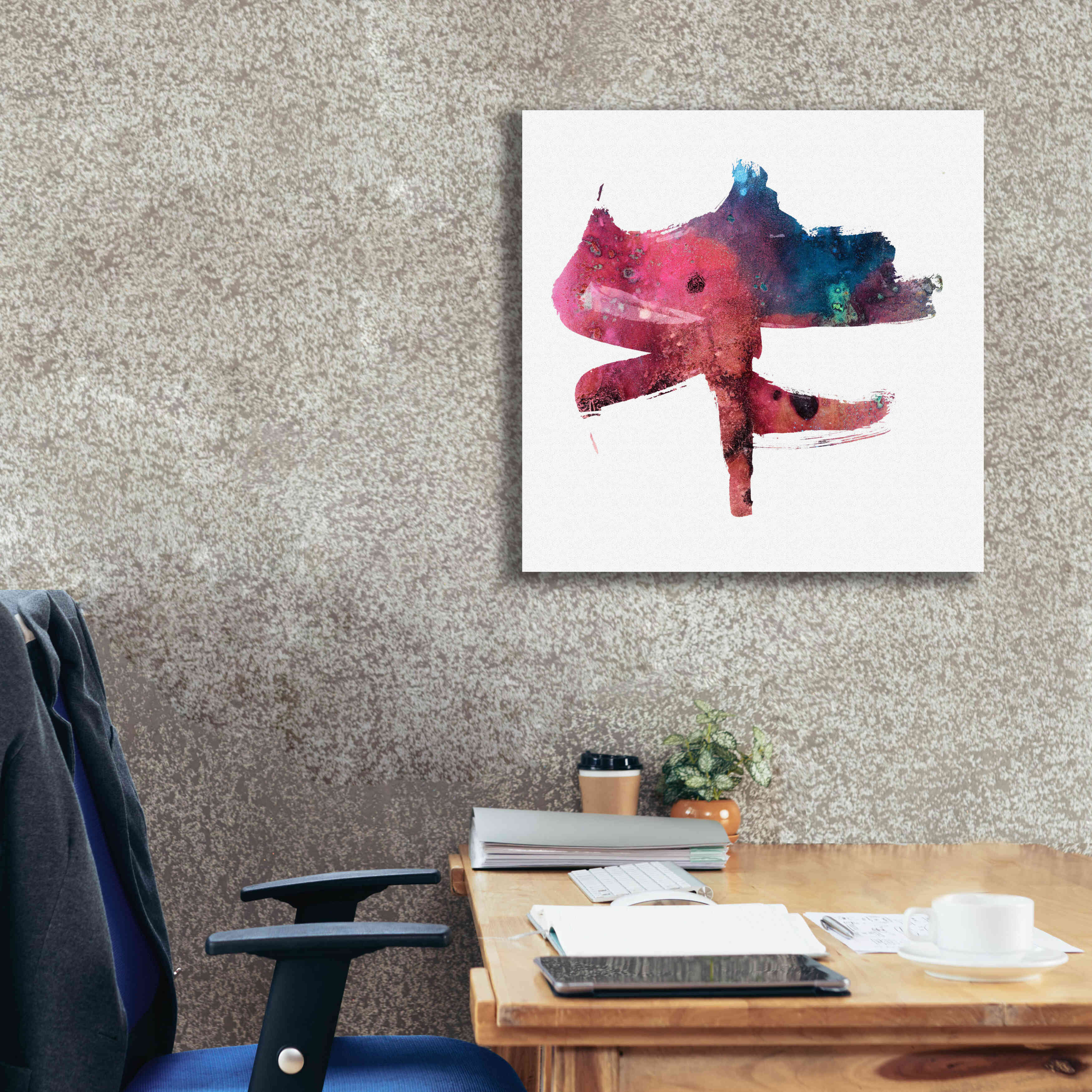 'Eastern Visions 1' by Jaclyn Frances, Giclee Canvas Wall Art,26x26
