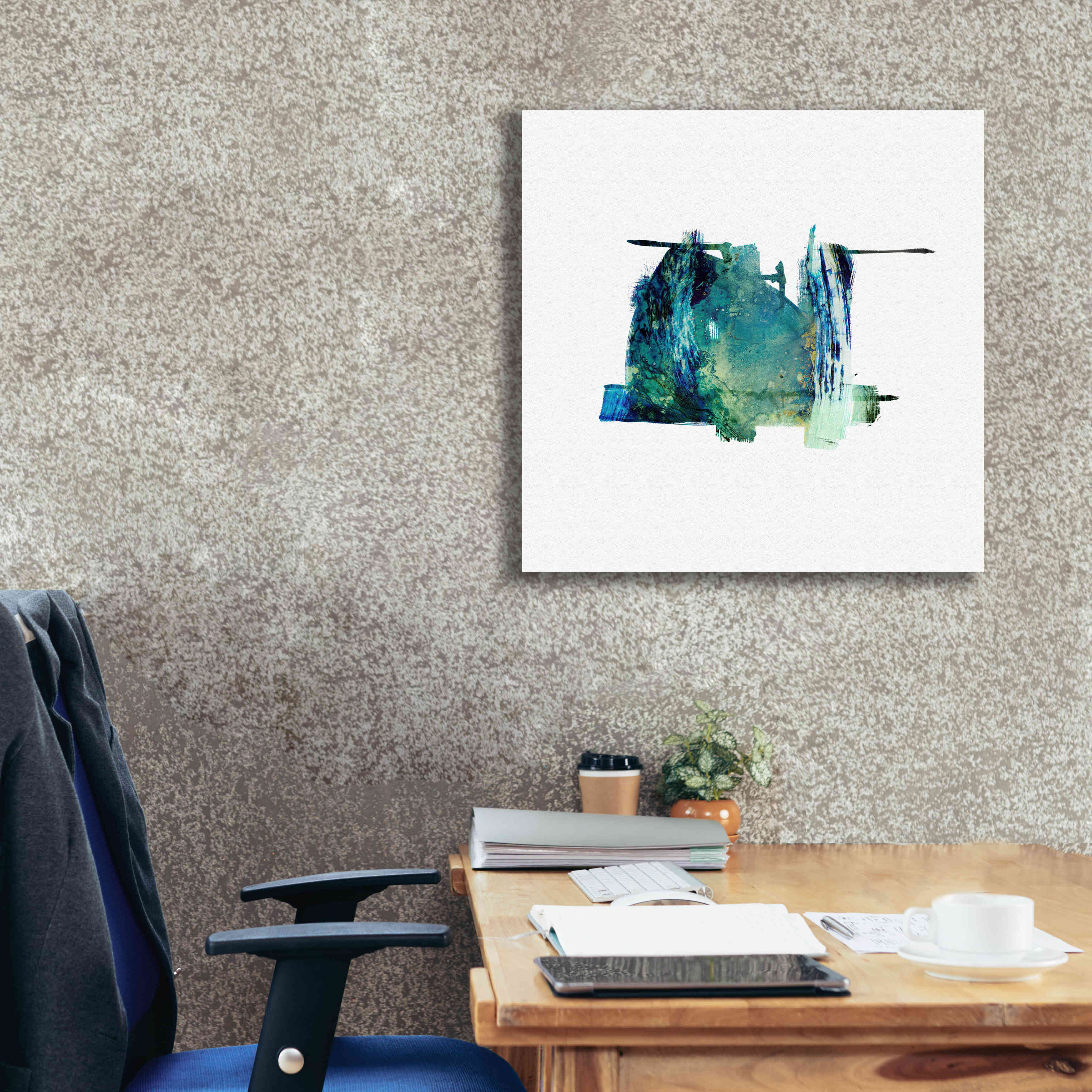 'Eastern Visions 10' by Jaclyn Frances, Giclee Canvas Wall Art,26x26