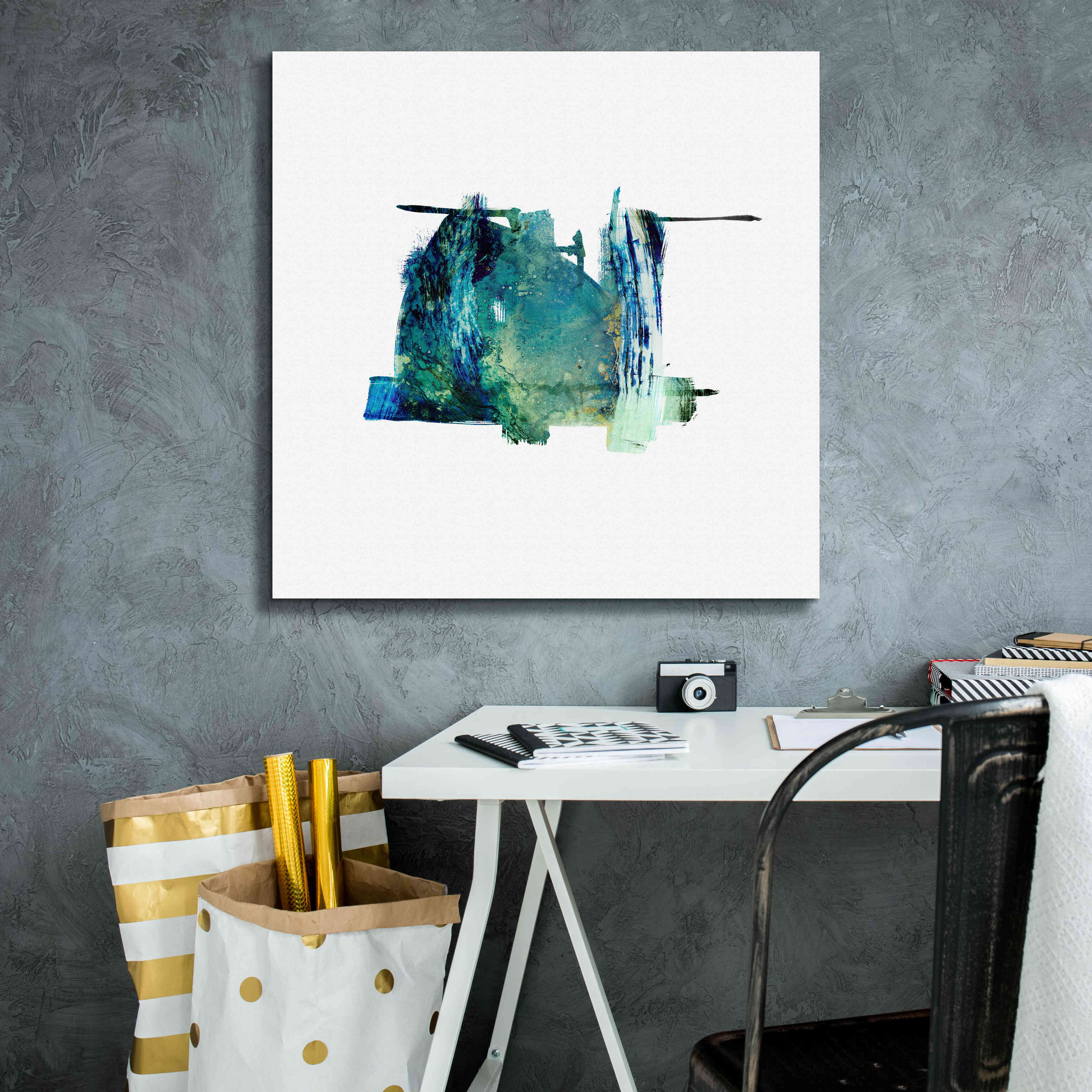'Eastern Visions 10' by Jaclyn Frances, Giclee Canvas Wall Art,26x26