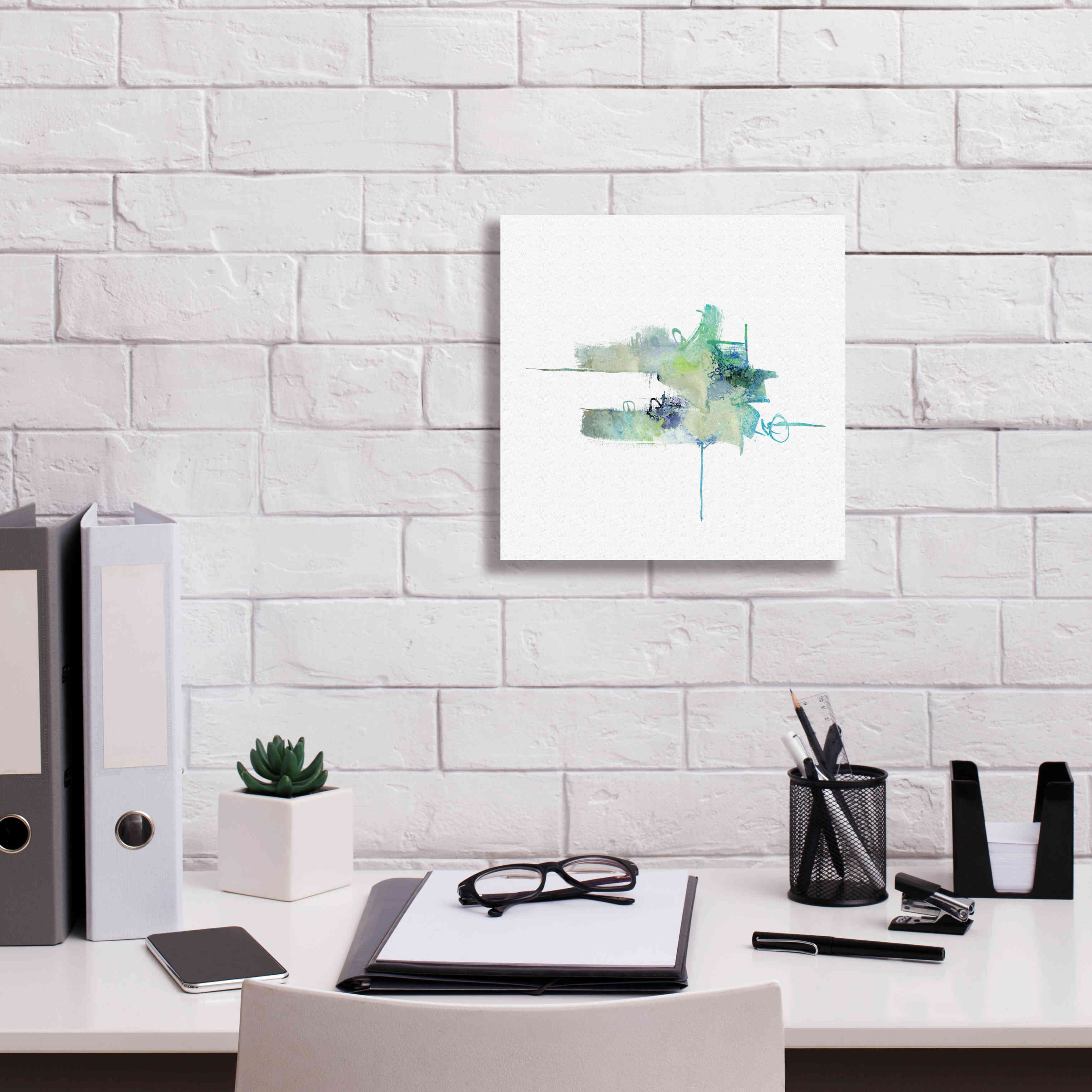 'Eastern Visions 11' by Jaclyn Frances, Giclee Canvas Wall Art,12x12