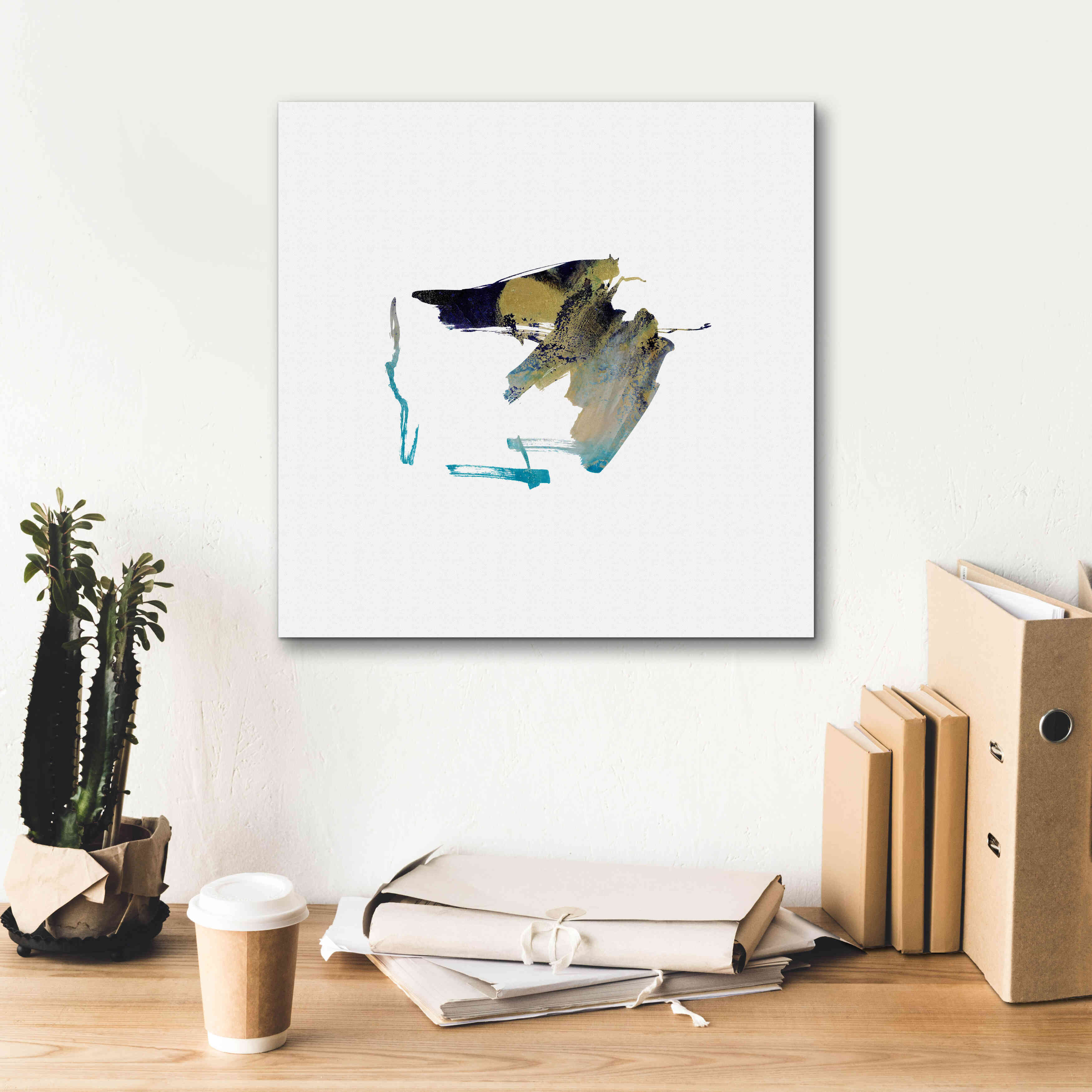 'Eastern Visions 12' by Jaclyn Frances, Giclee Canvas Wall Art,18x18