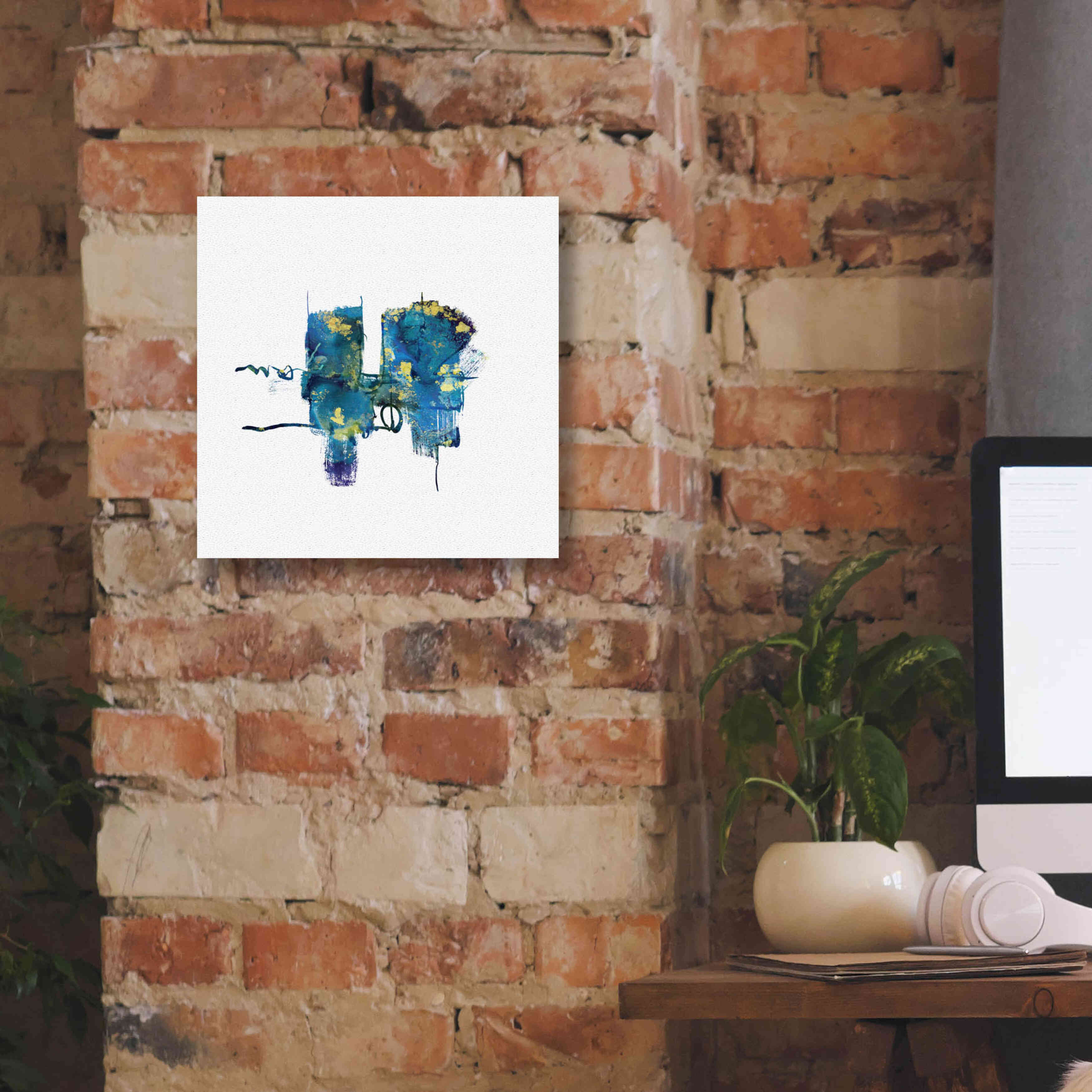 'Eastern Visions 13' by Jaclyn Frances, Giclee Canvas Wall Art,12x12