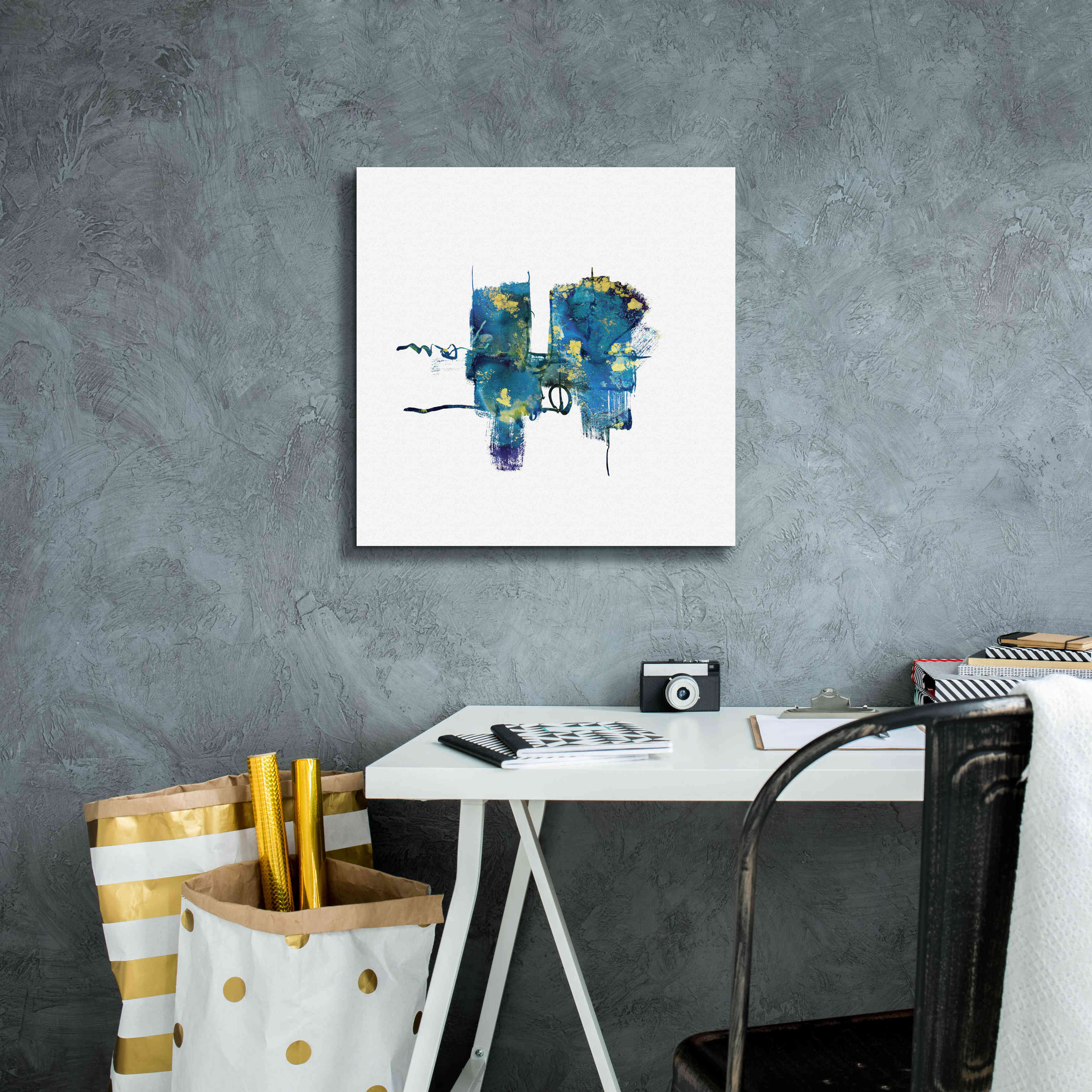 'Eastern Visions 13' by Jaclyn Frances, Giclee Canvas Wall Art,18x18