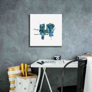 'Eastern Visions 13' by Jaclyn Frances, Giclee Canvas Wall Art,18x18