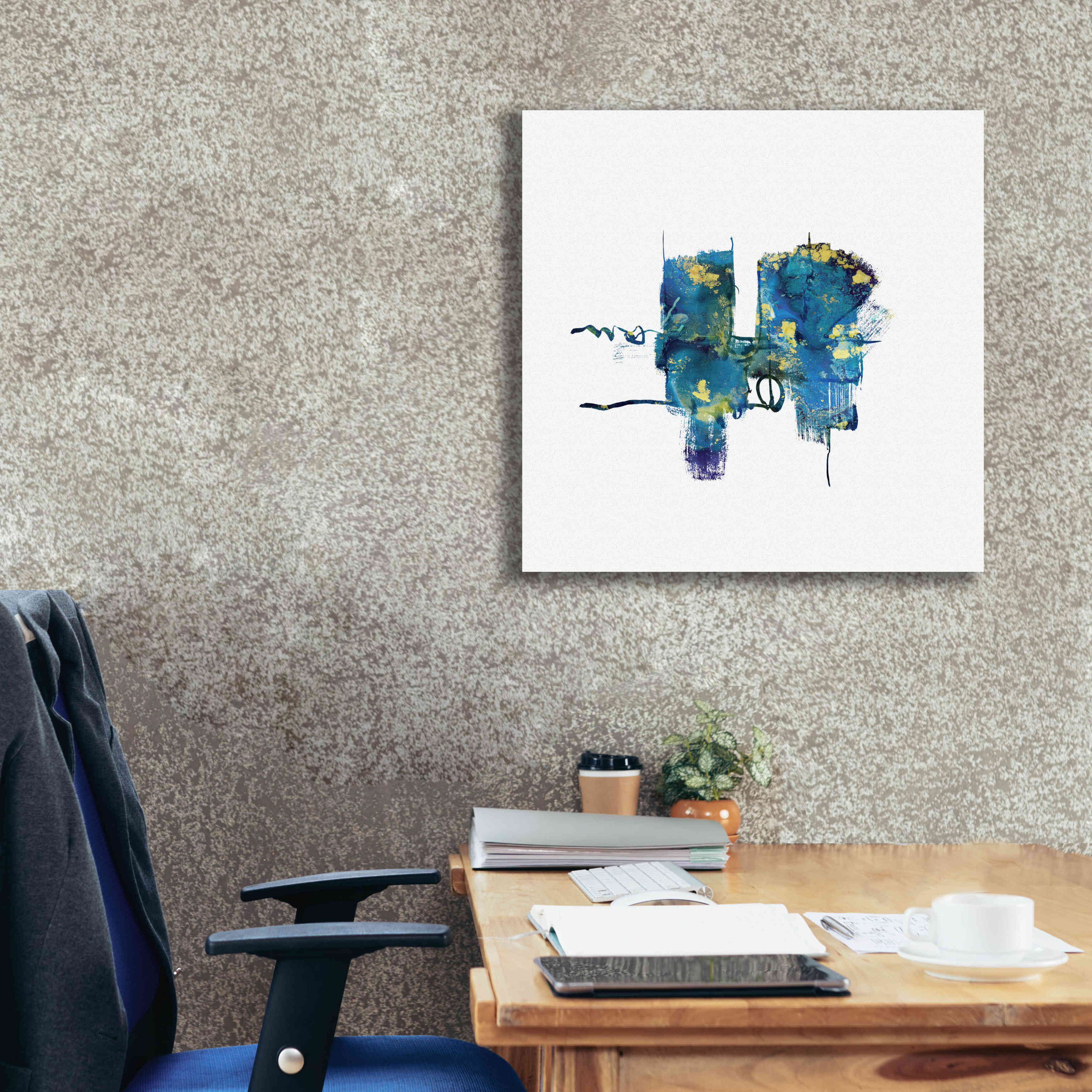 'Eastern Visions 13' by Jaclyn Frances, Giclee Canvas Wall Art,26x26