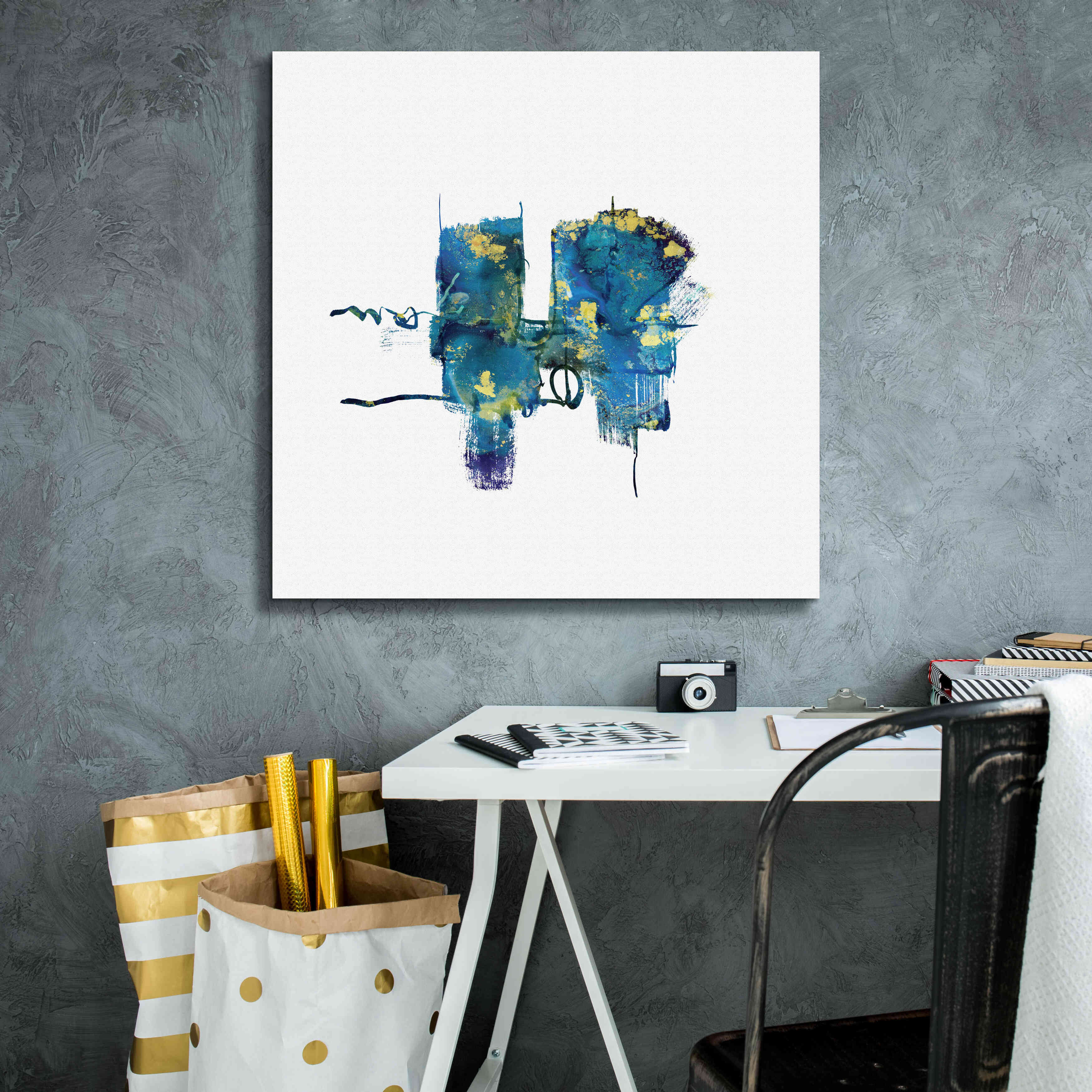 'Eastern Visions 13' by Jaclyn Frances, Giclee Canvas Wall Art,26x26