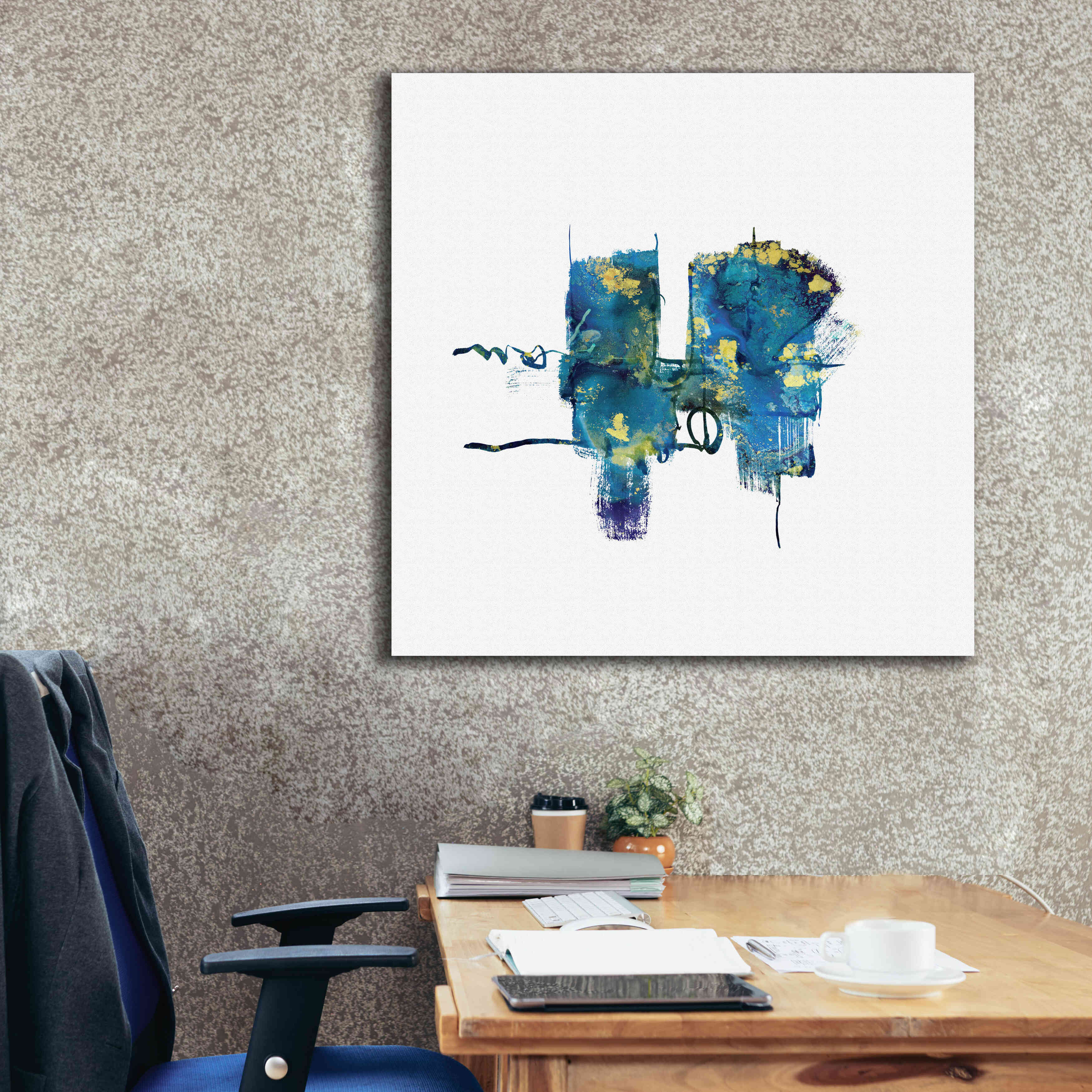 'Eastern Visions 13' by Jaclyn Frances, Giclee Canvas Wall Art,37x37