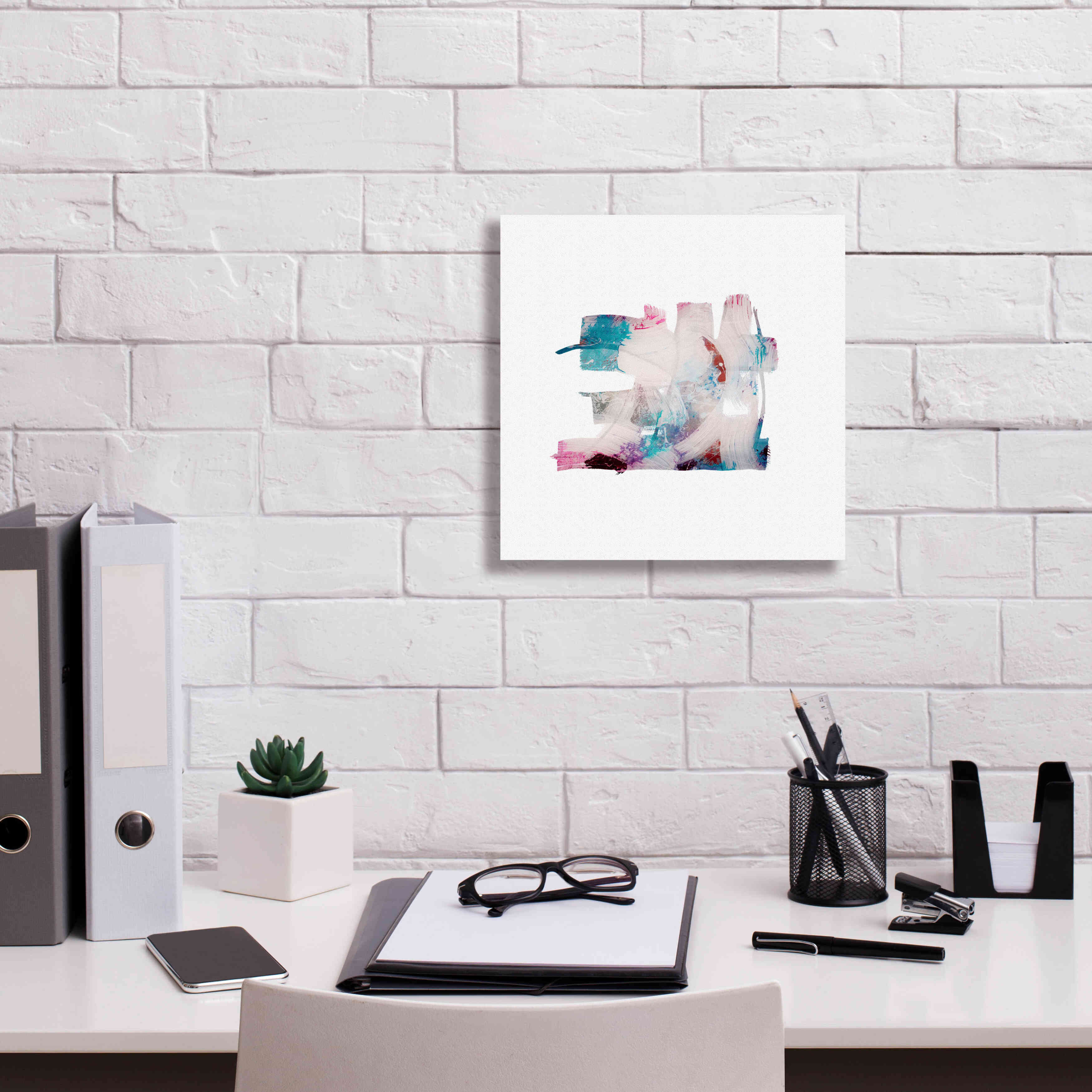 'Eastern Visions 14' by Jaclyn Frances, Giclee Canvas Wall Art,12x12