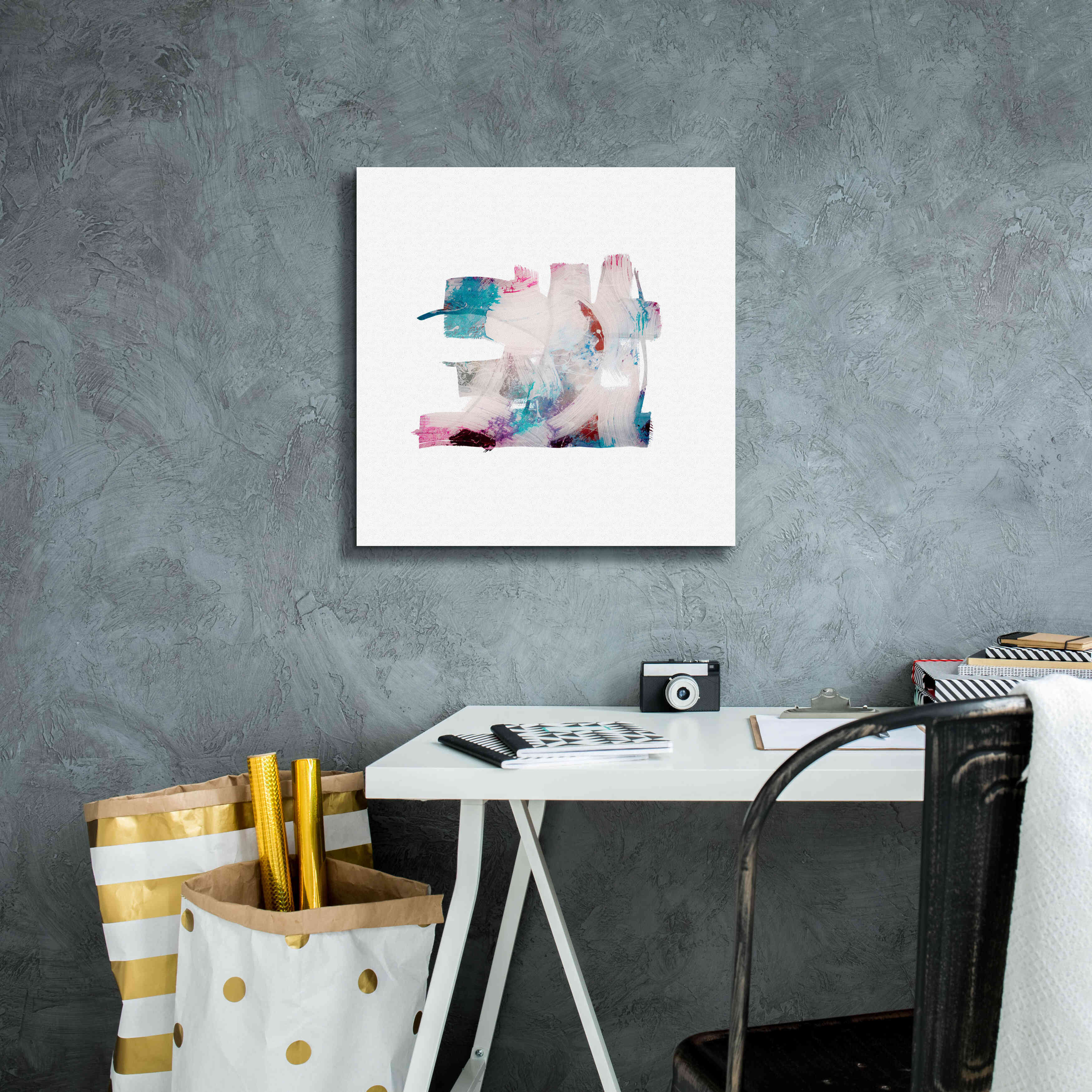 'Eastern Visions 14' by Jaclyn Frances, Giclee Canvas Wall Art,18x18