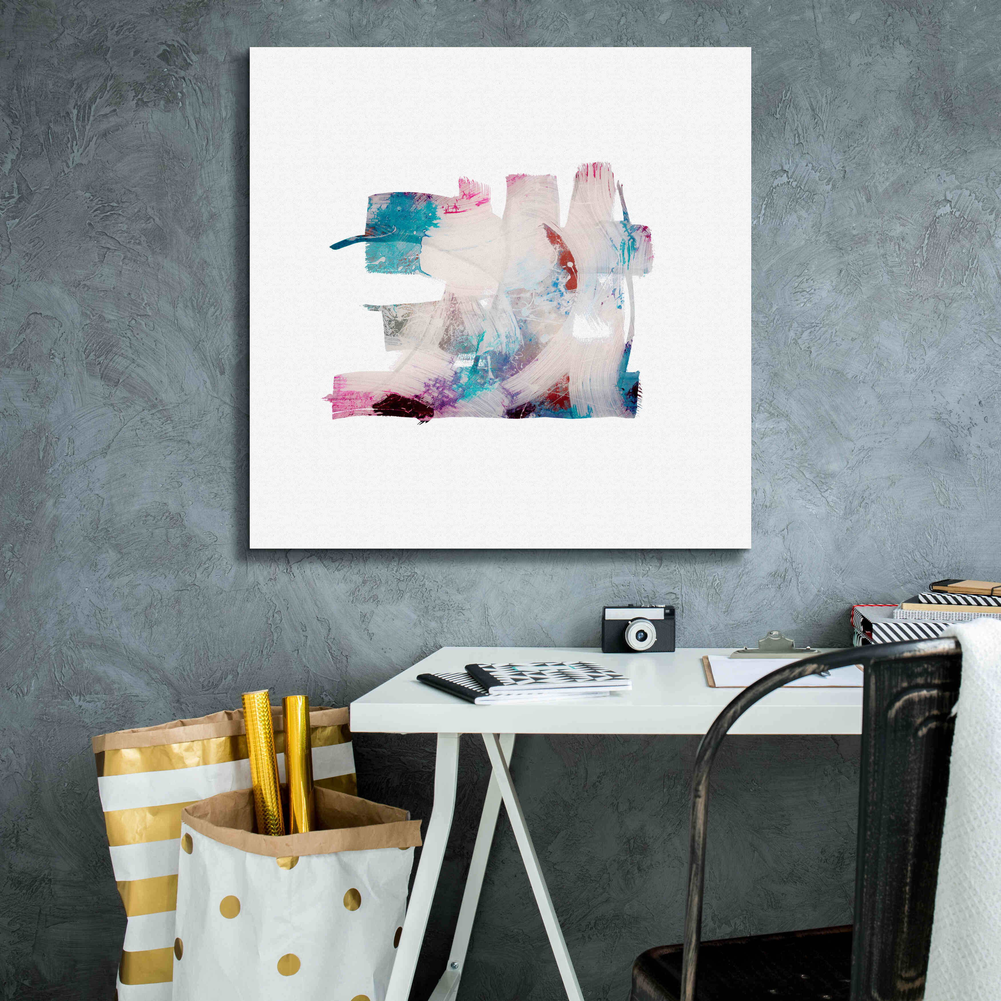 'Eastern Visions 14' by Jaclyn Frances, Giclee Canvas Wall Art,26x26