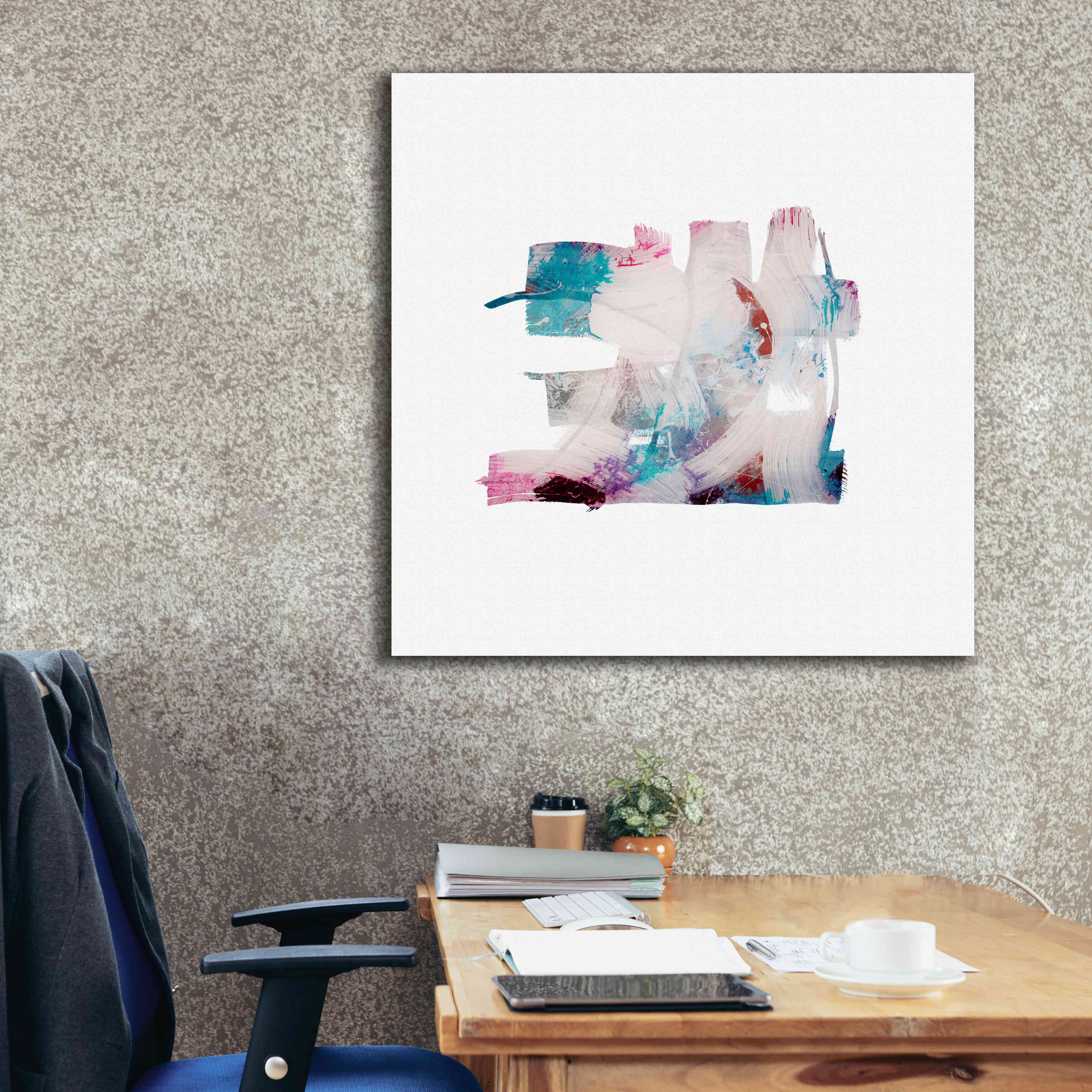'Eastern Visions 14' by Jaclyn Frances, Giclee Canvas Wall Art,37x37