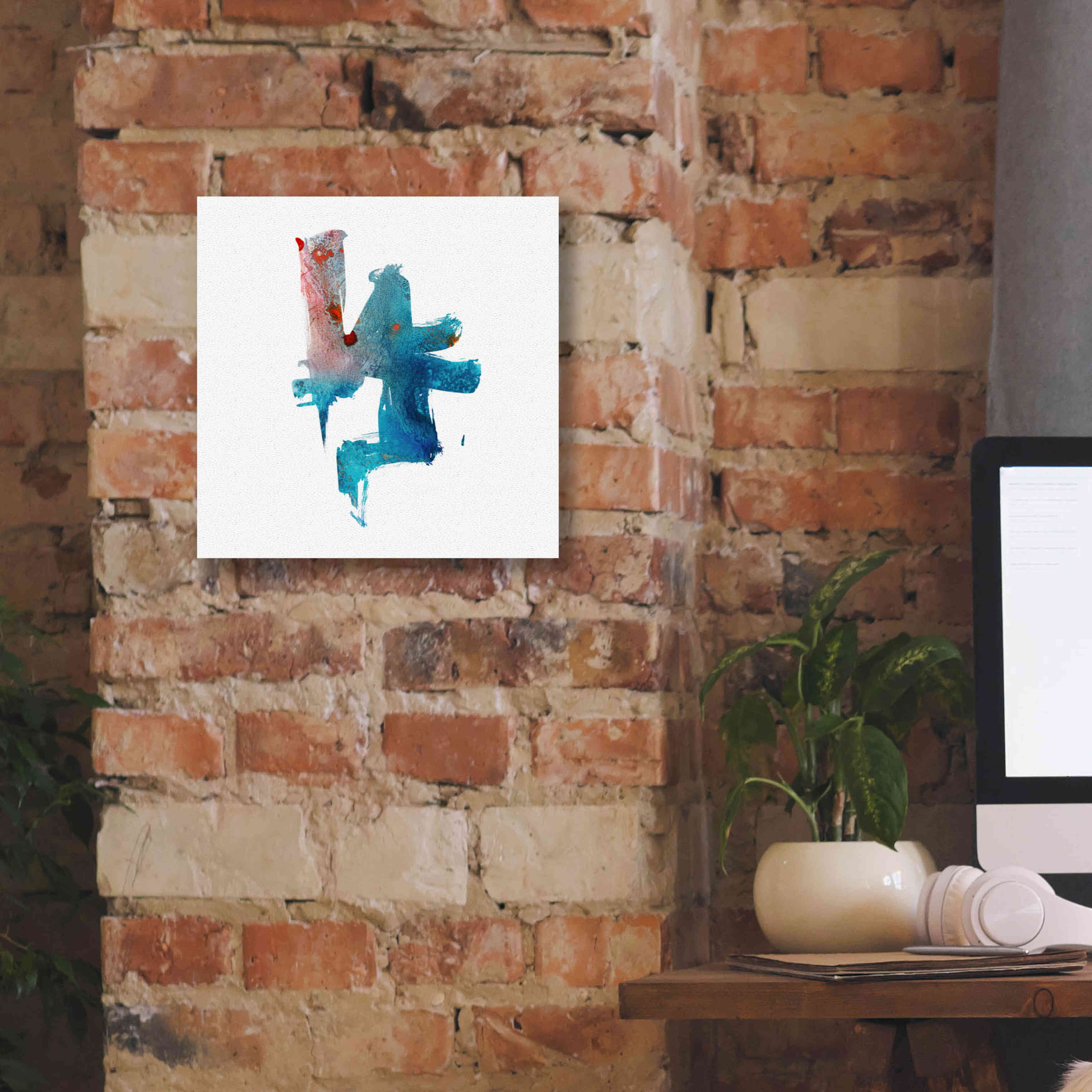 'Eastern Visions 2' by Jaclyn Frances, Giclee Canvas Wall Art,12x12