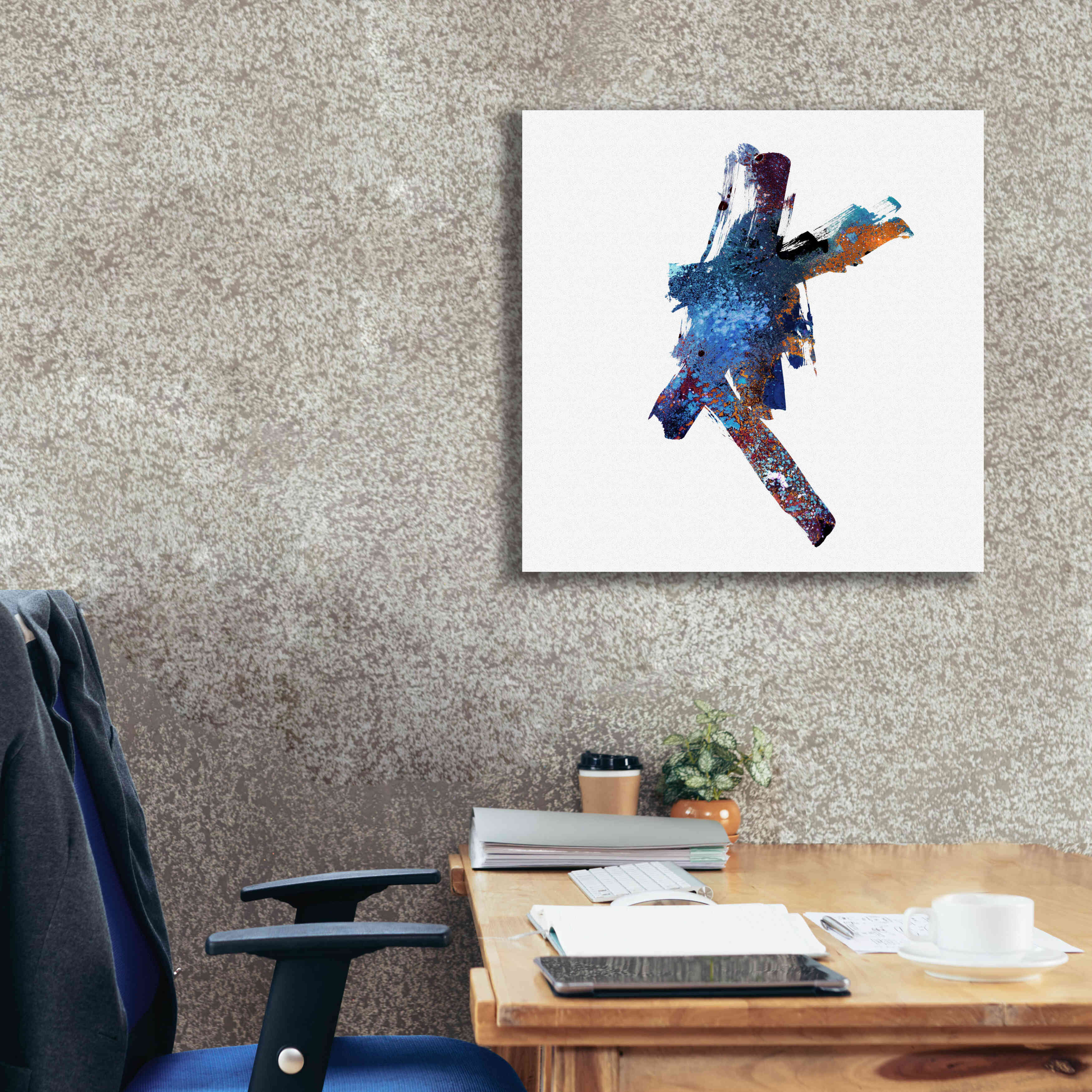 'Eastern Visions 3' by Jaclyn Frances, Giclee Canvas Wall Art,26x26