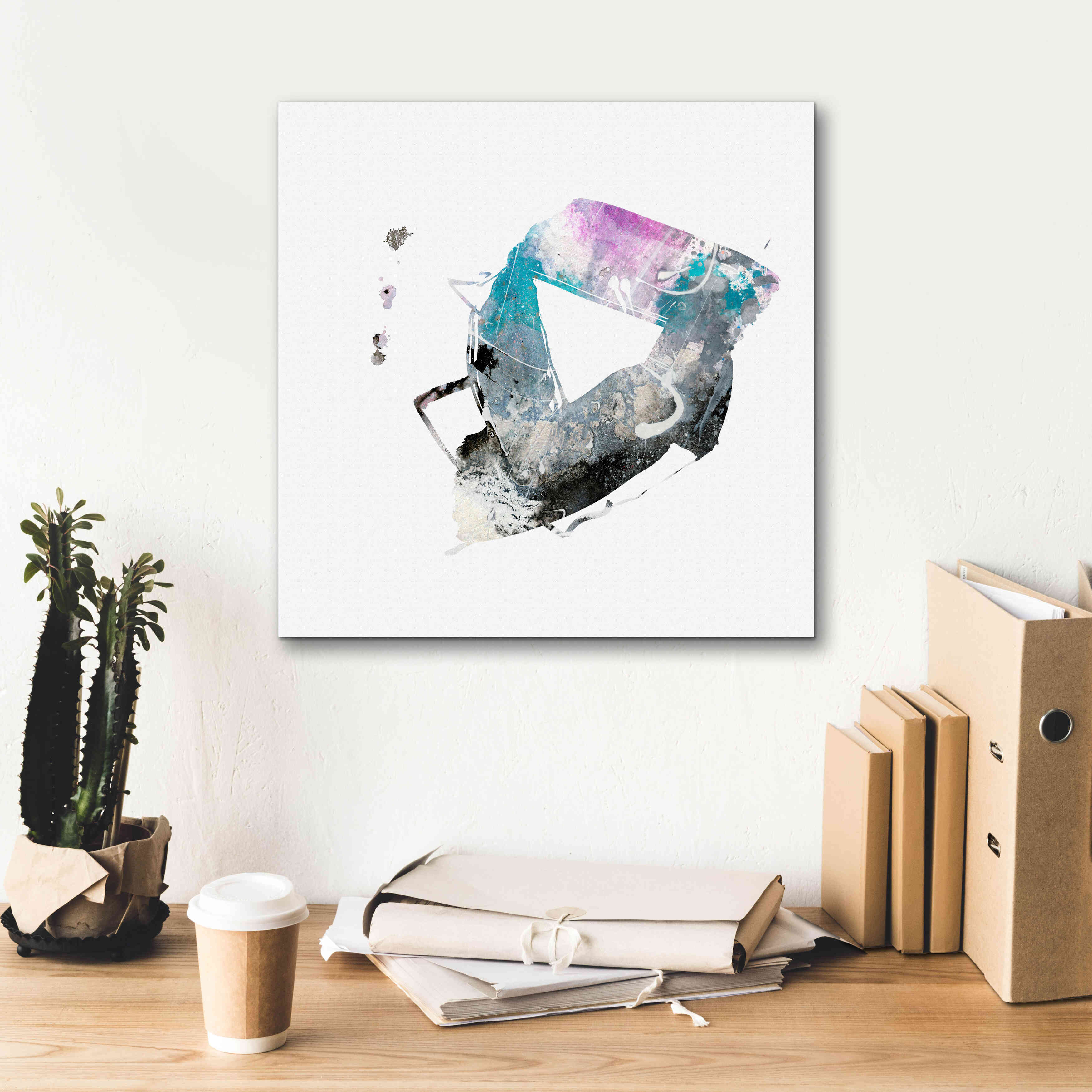 'Eastern Visions 4' by Jaclyn Frances, Giclee Canvas Wall Art,18x18