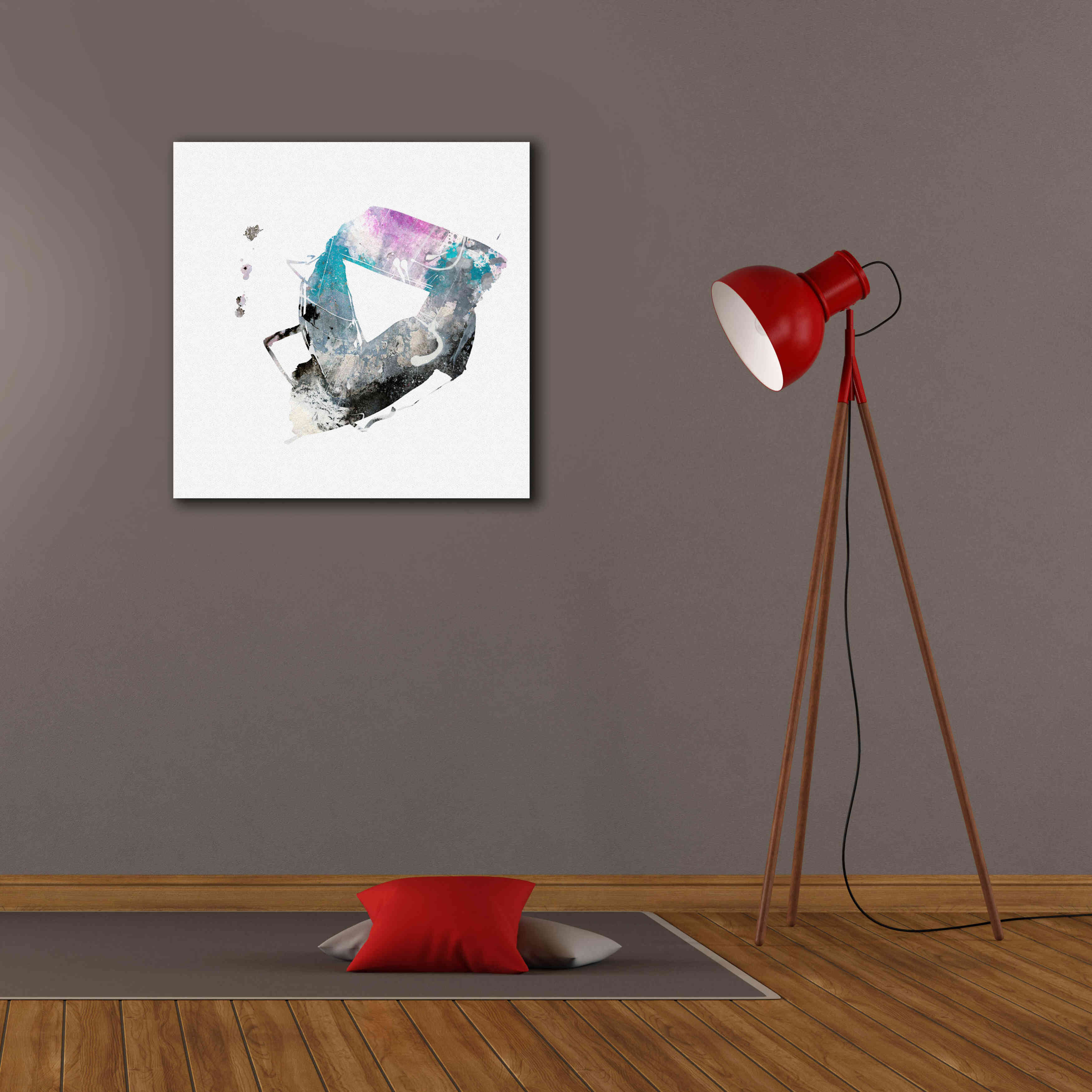 'Eastern Visions 4' by Jaclyn Frances, Giclee Canvas Wall Art,26x26