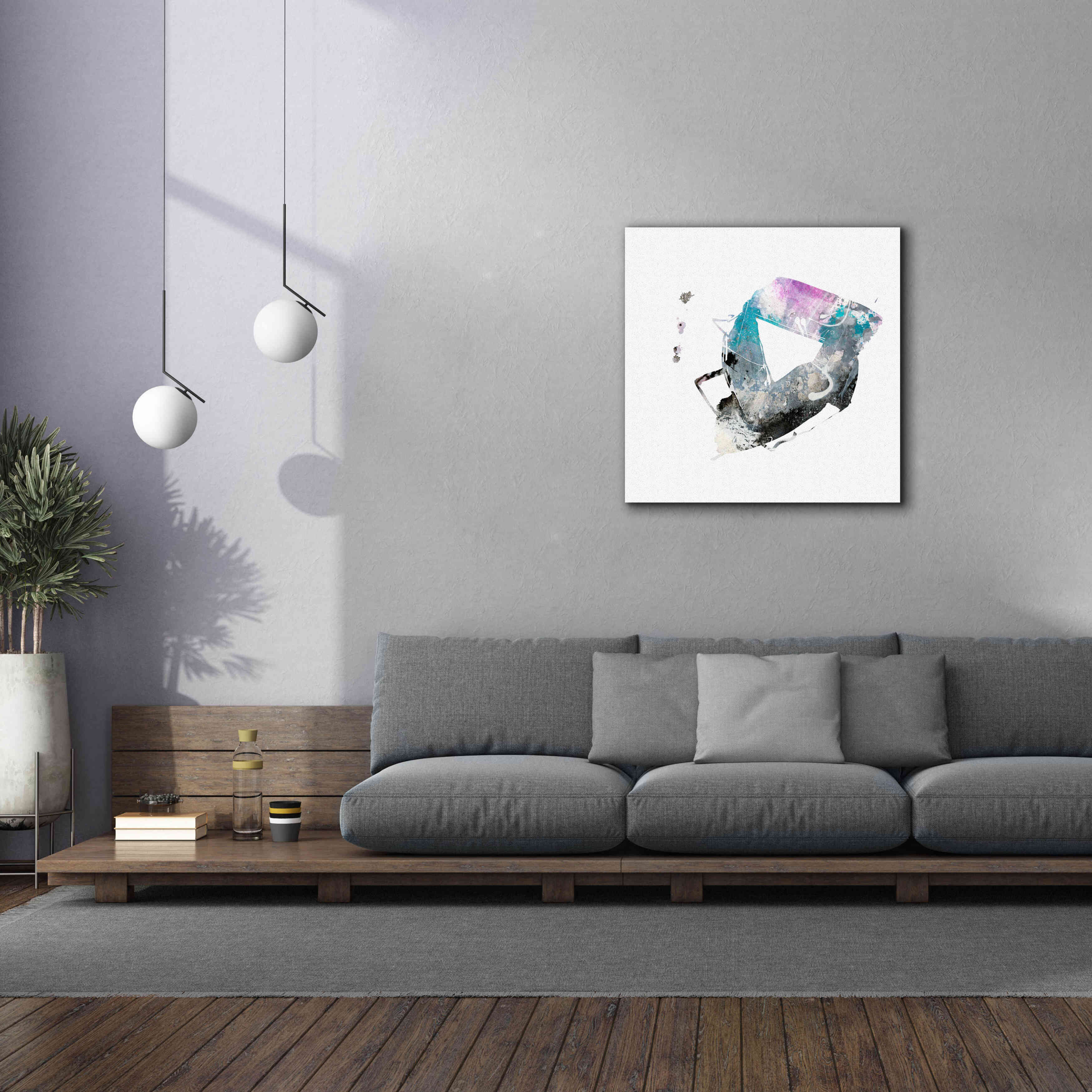 'Eastern Visions 4' by Jaclyn Frances, Giclee Canvas Wall Art,37x37