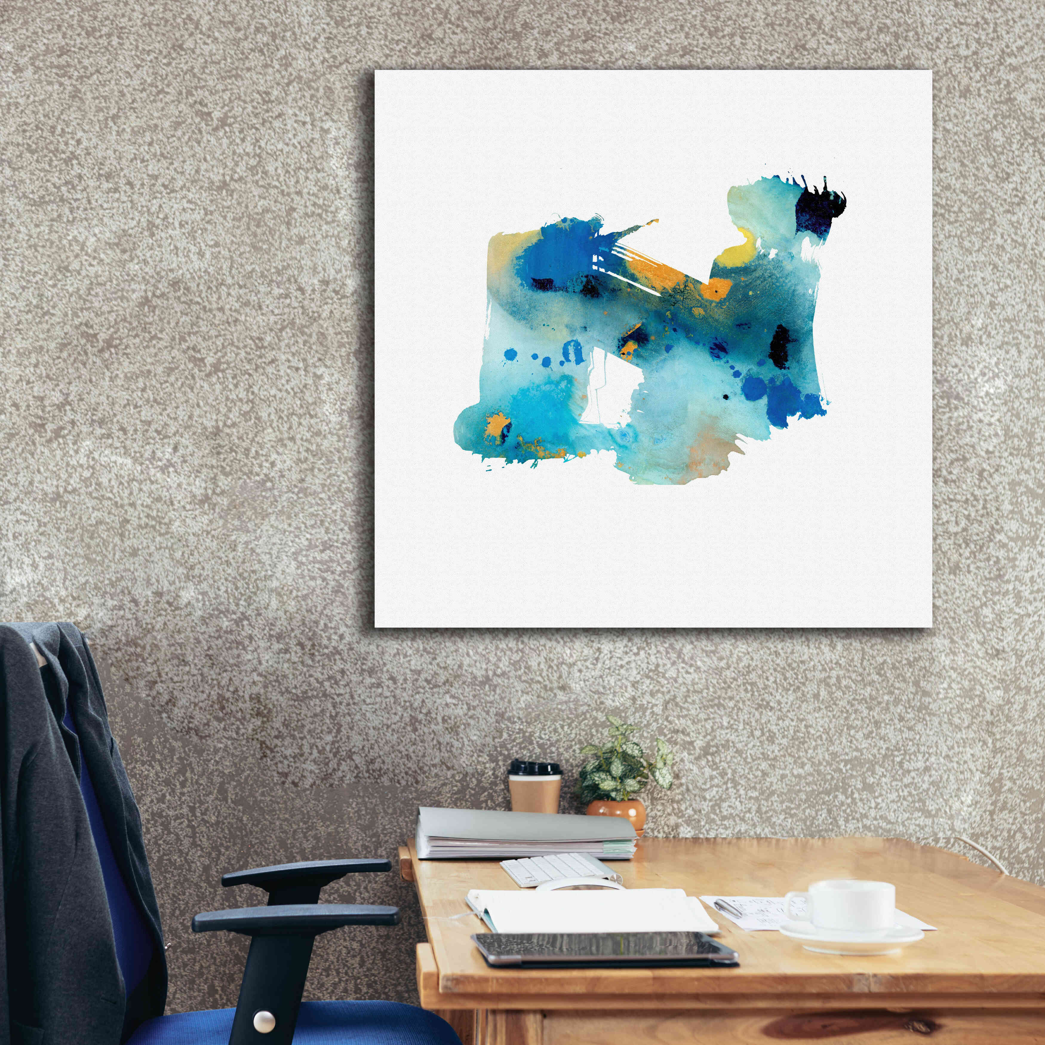 'Eastern Visions 5' by Jaclyn Frances, Giclee Canvas Wall Art,37x37
