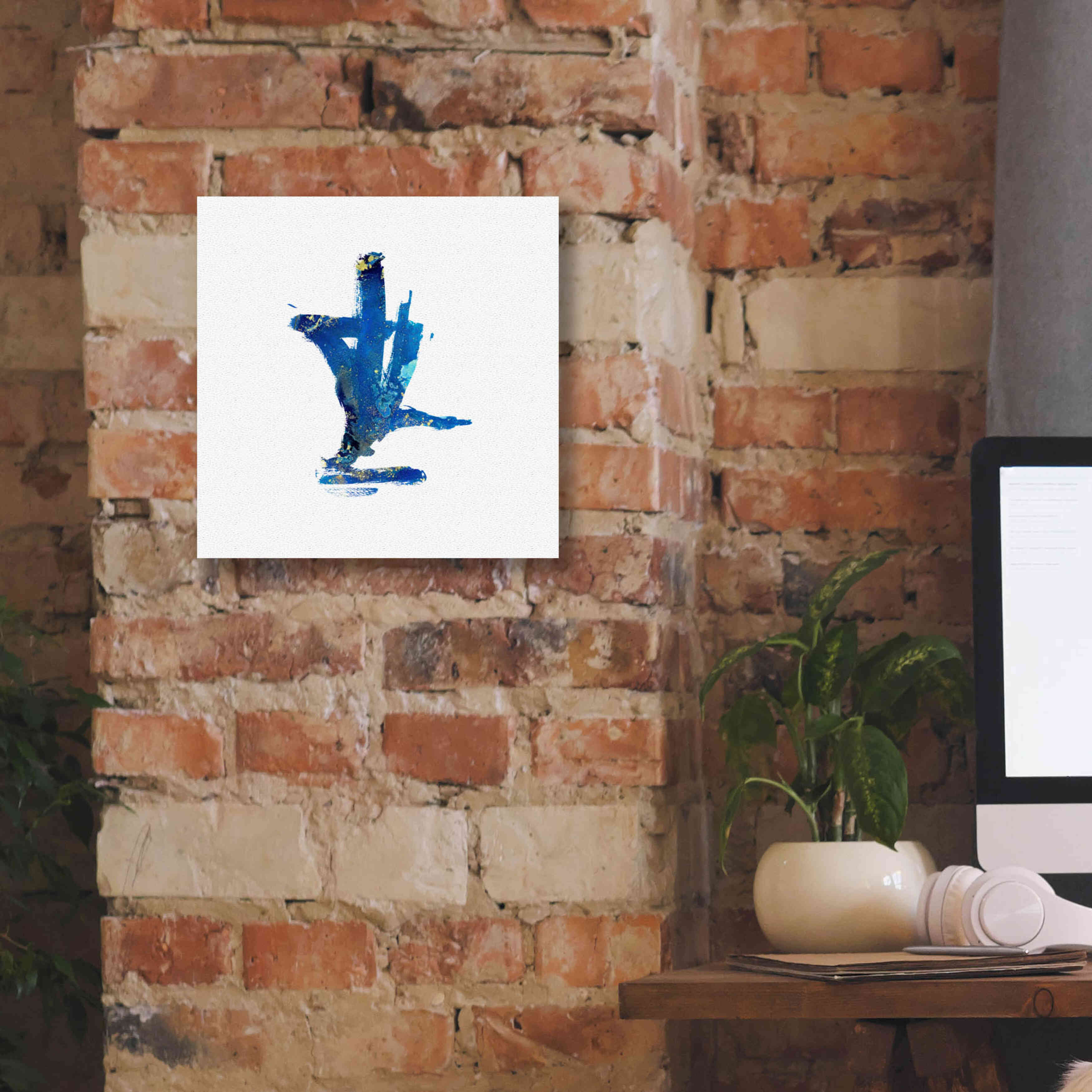 'Eastern Visions 6' by Jaclyn Frances, Giclee Canvas Wall Art,12x12