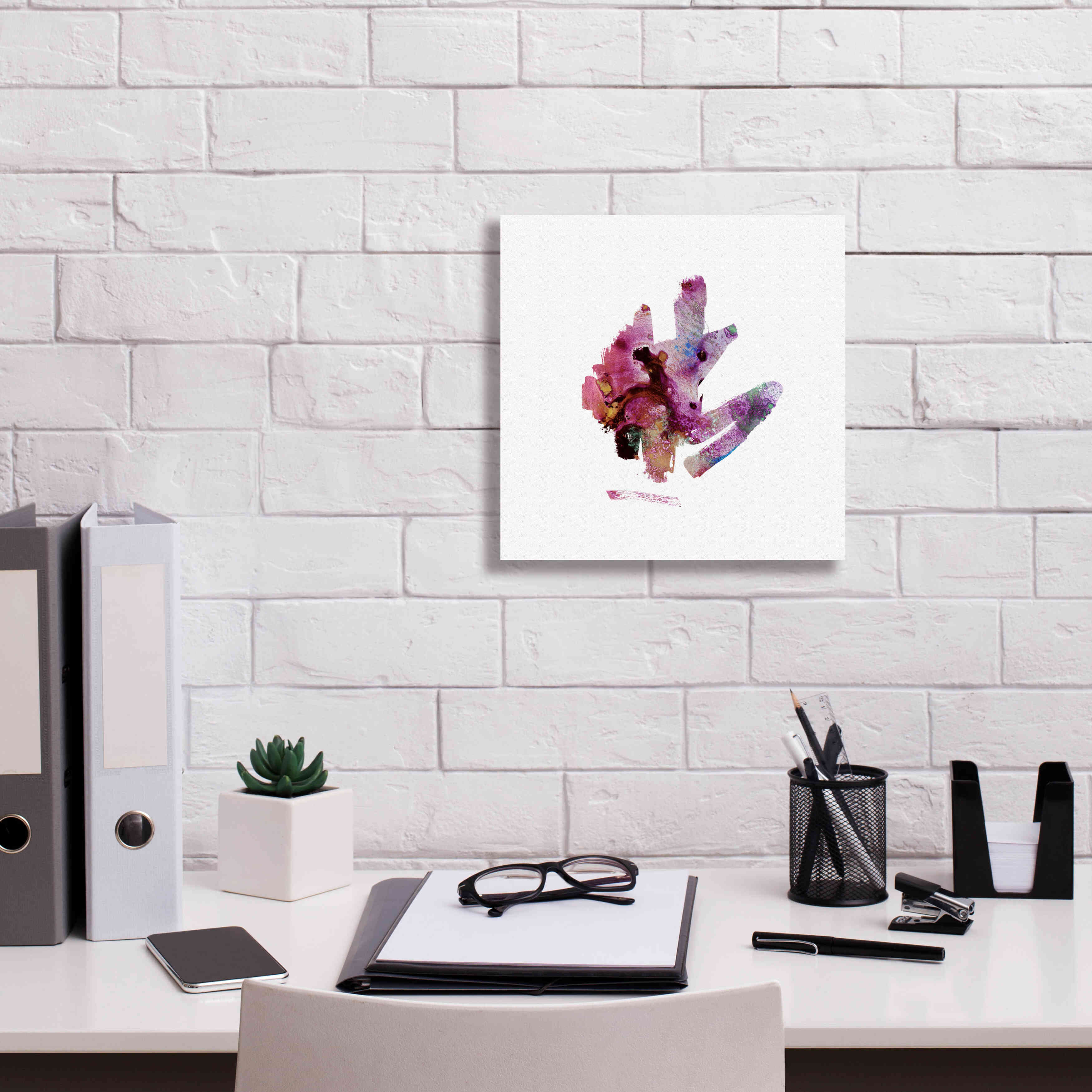 'Eastern Visions 7' by Jaclyn Frances, Giclee Canvas Wall Art,12x12